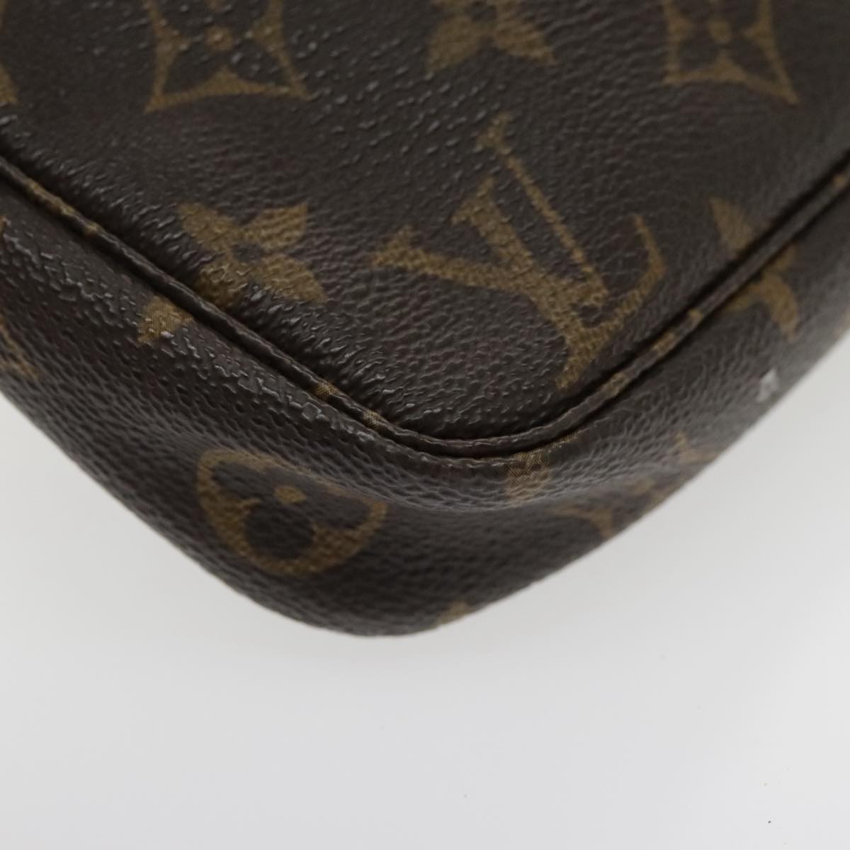 LOUIS VUITTON Monogram Pochette Accessoires Pouch M51980 LV Auth tb1246