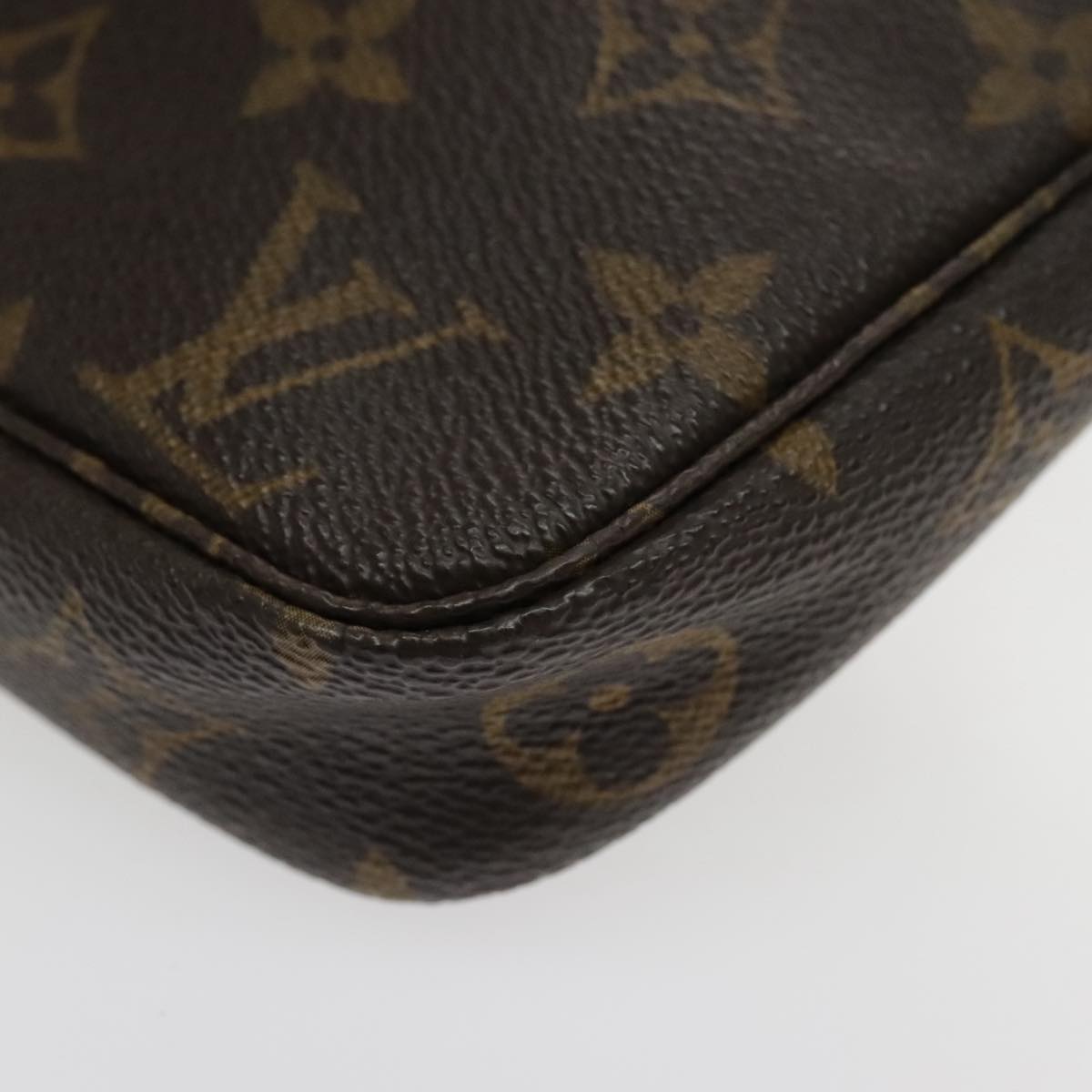 LOUIS VUITTON Monogram Pochette Accessoires Pouch M51980 LV Auth tb1246