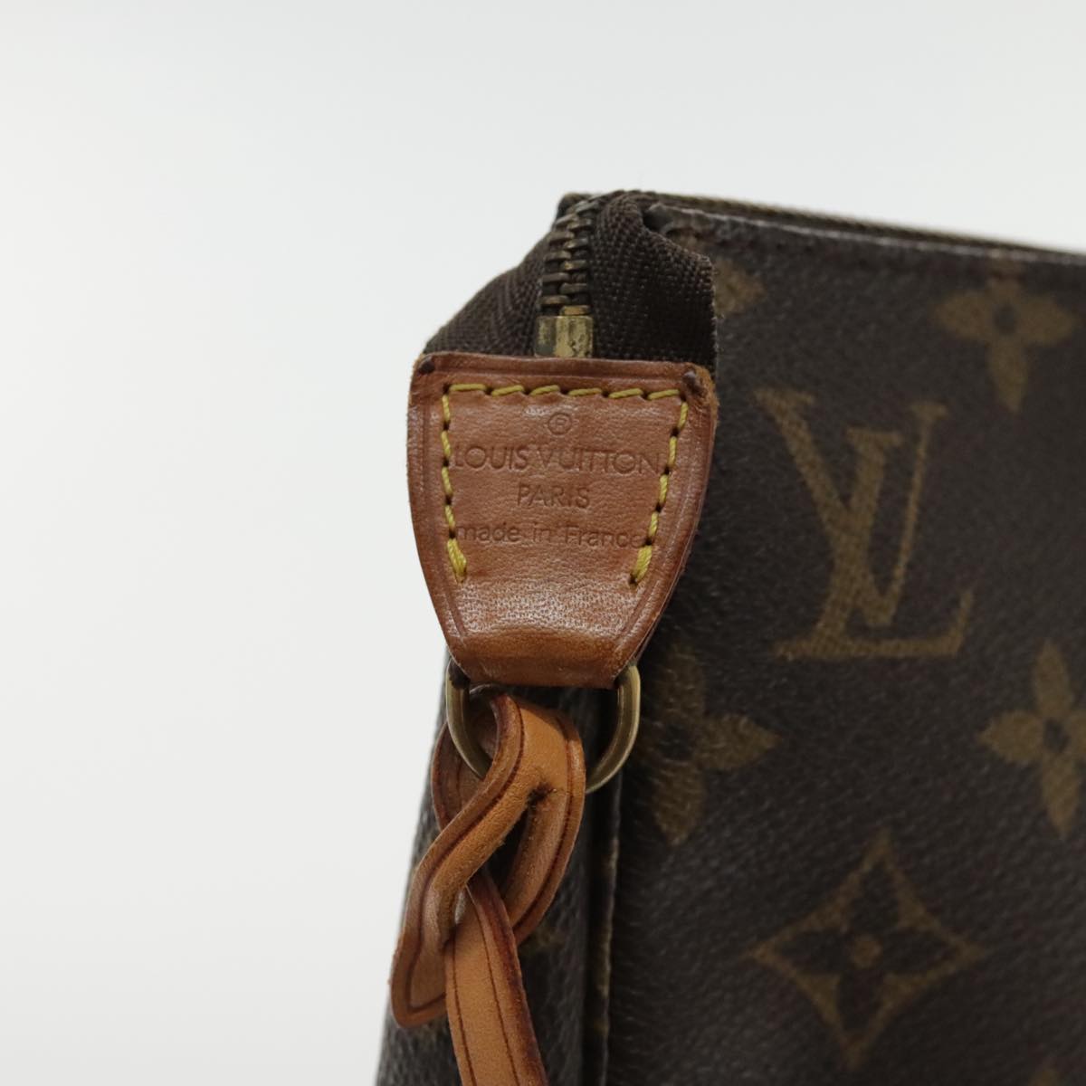 LOUIS VUITTON Monogram Pochette Accessoires Pouch M51980 LV Auth tb1246