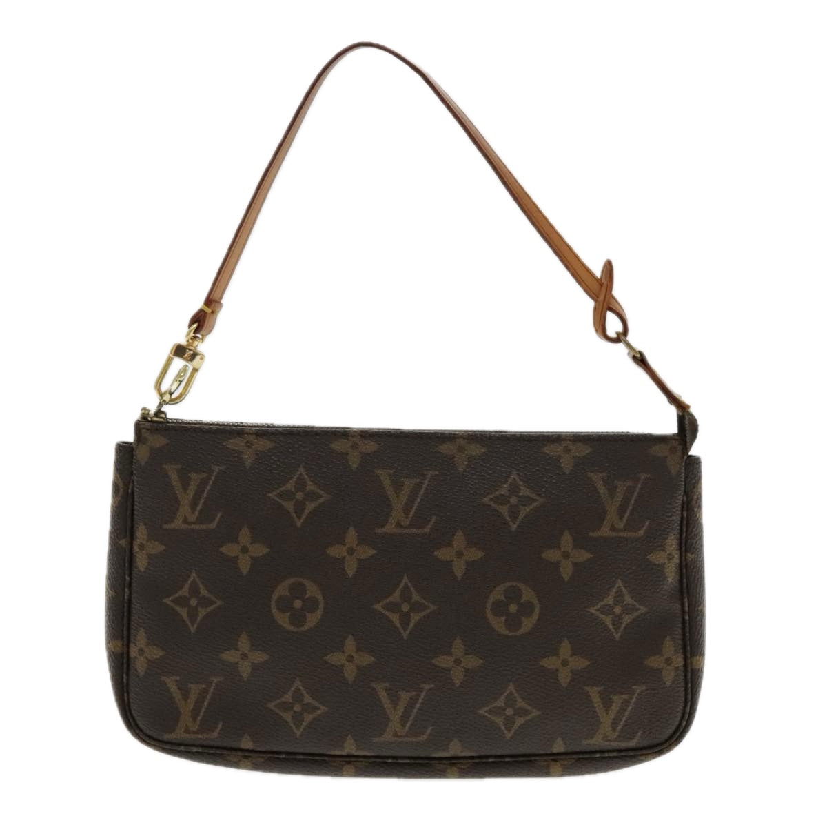 LOUIS VUITTON Monogram Pochette Accessoires Pouch M51980 LV Auth tb1246