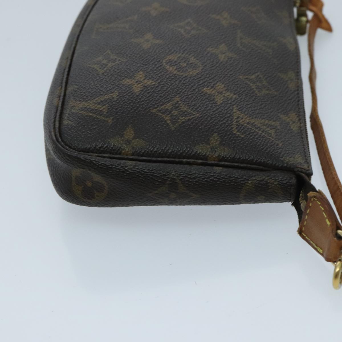 LOUIS VUITTON Monogram Pochette Accessoires Pouch M51980 LV Auth tb1247