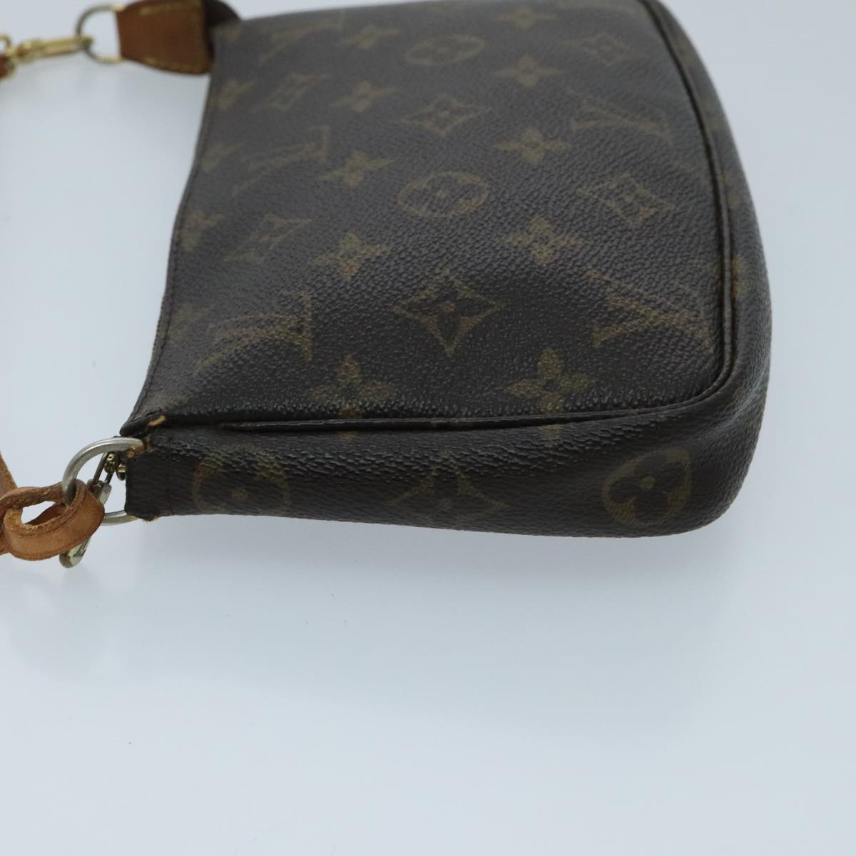 LOUIS VUITTON Monogram Pochette Accessoires Pouch M51980 LV Auth tb1247