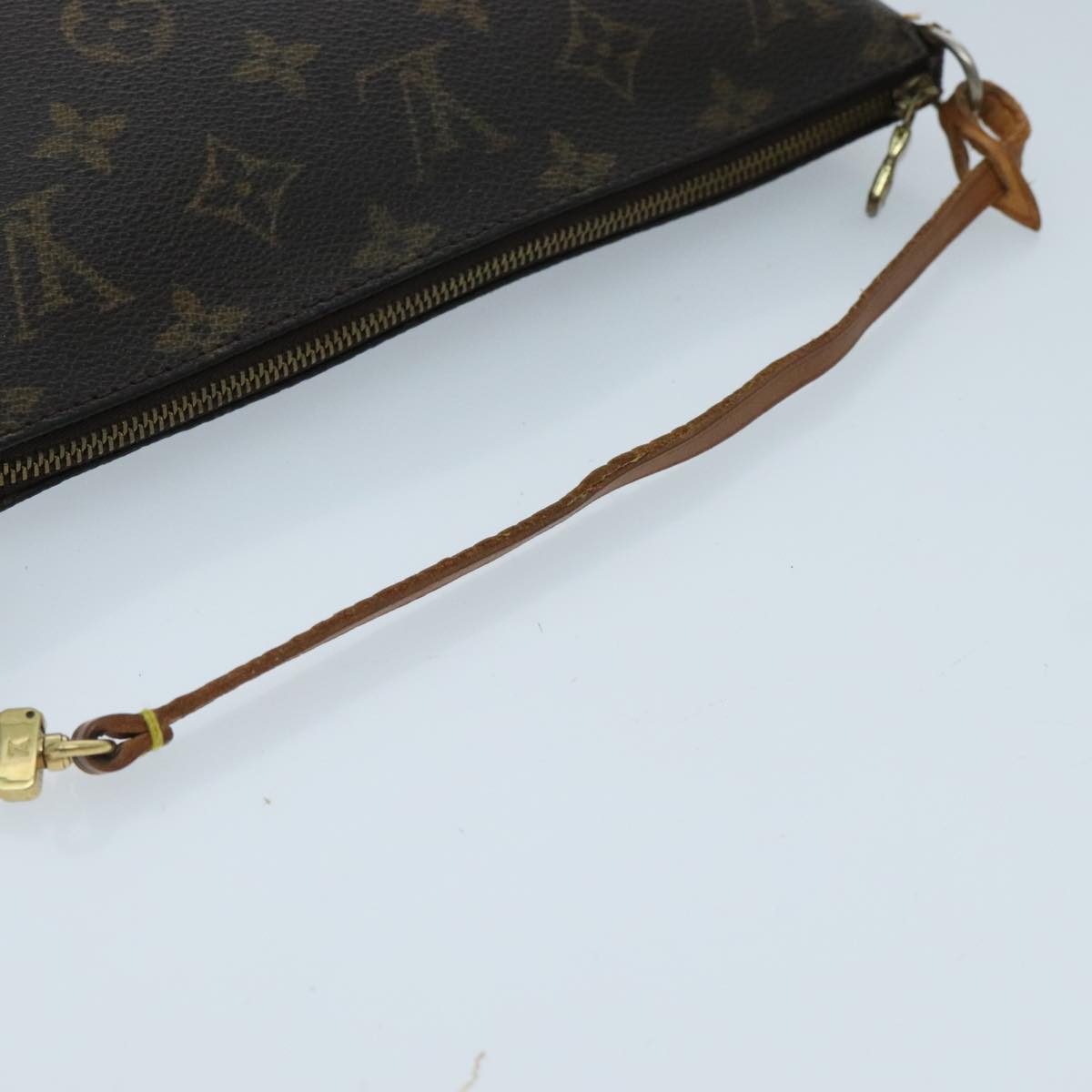 LOUIS VUITTON Monogram Pochette Accessoires Pouch M51980 LV Auth tb1247