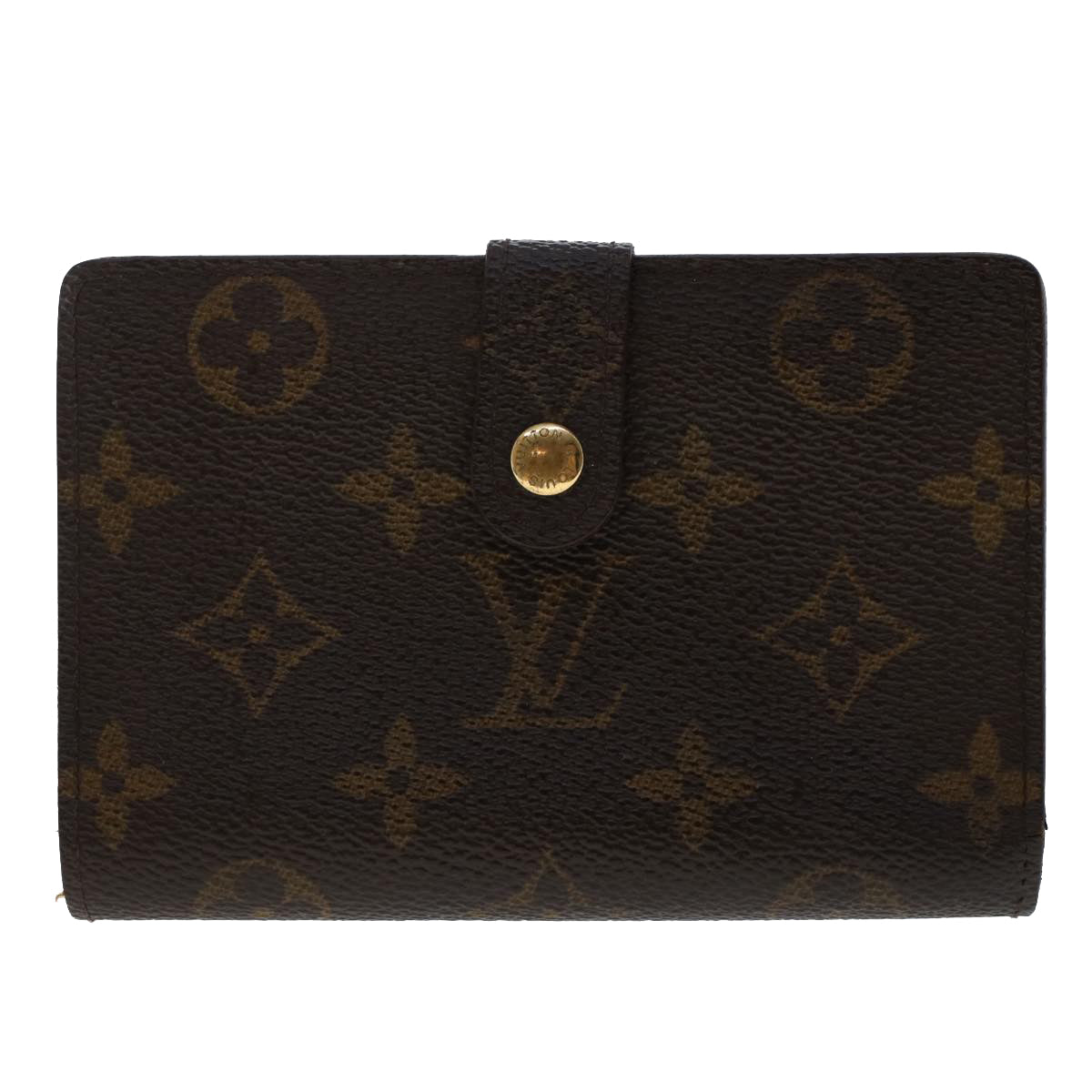 LOUIS VUITTON Monogram Porte Monnaie Billets Viennois Wallet M61663 Auth tb807