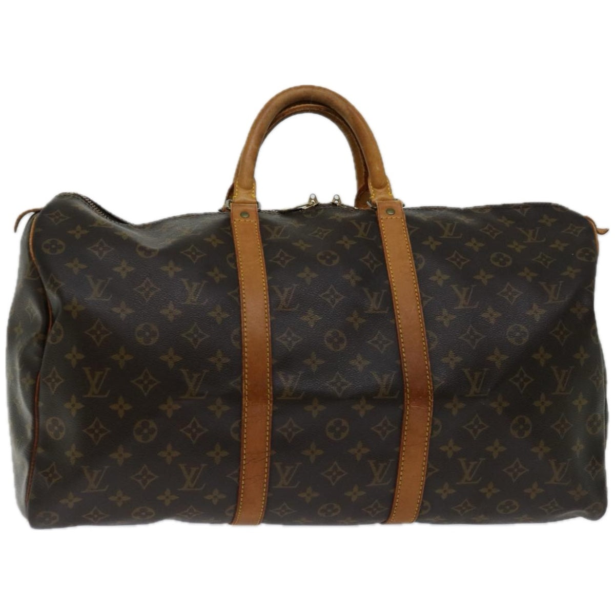 LOUIS VUITTON Monogram Keepall 50 Boston Bag M41426 LV Auth tb842