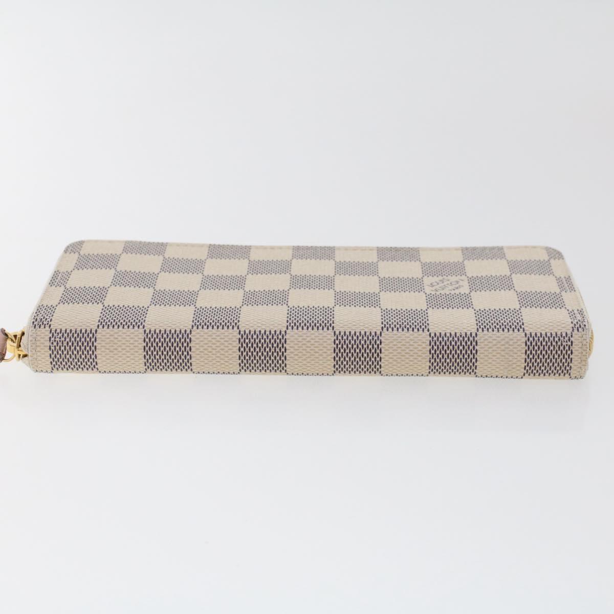 LOUIS VUITTON Damier Azur Portefeuille Clemence Long Wallet N60252 LV Auth tb853