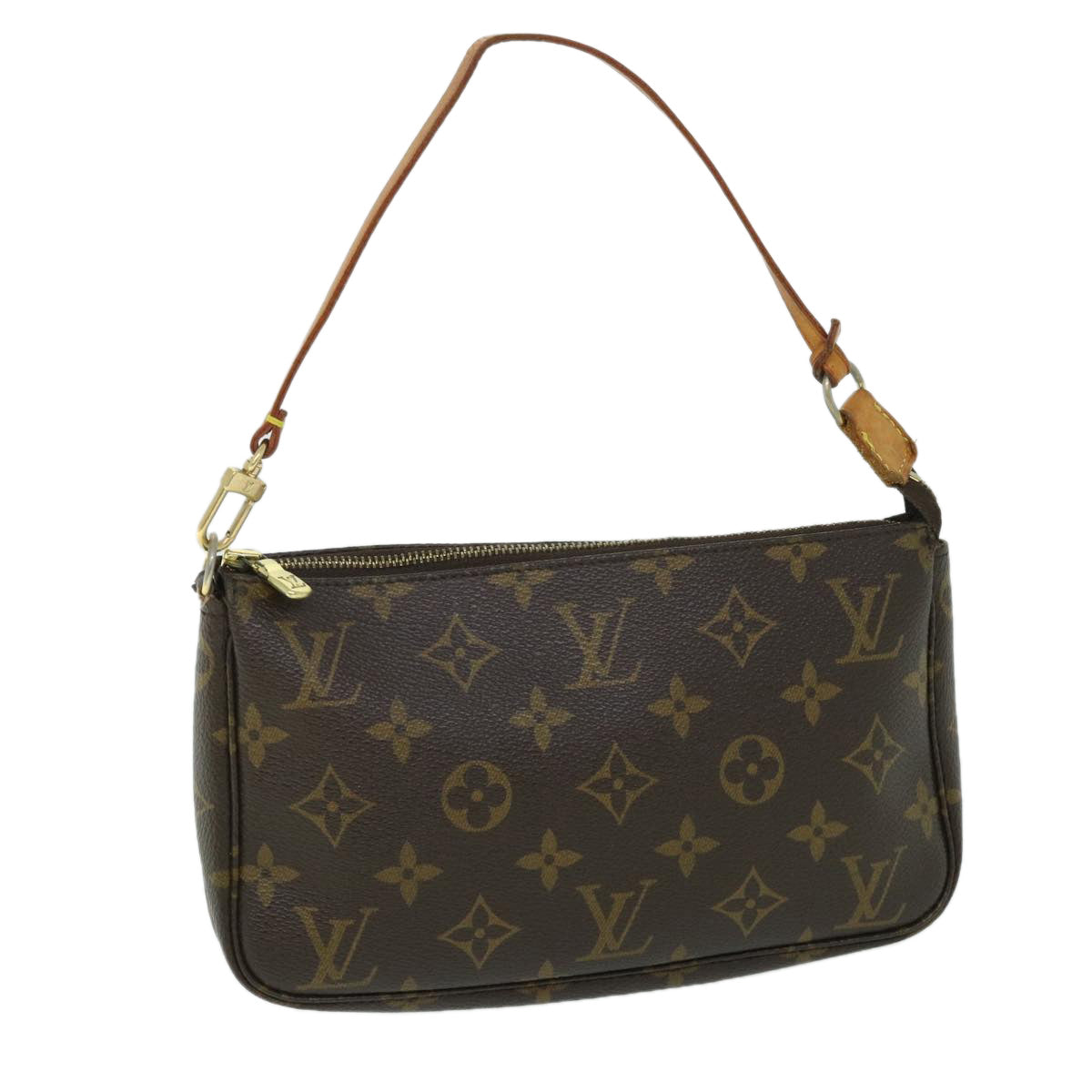 LOUIS VUITTON Monogram Pochette Accessoires Pouch M51980 LV Auth tb888