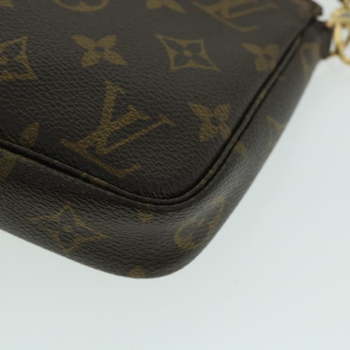 LOUIS VUITTON Monogram Pochette Accessoires Pouch M51980 LV Auth tb888