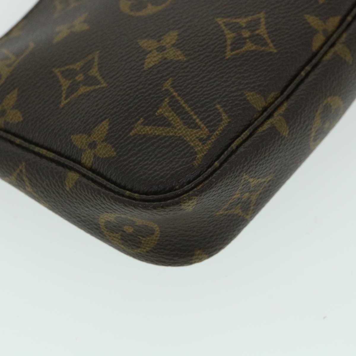 LOUIS VUITTON Monogram Pochette Accessoires Pouch M51980 LV Auth tb888