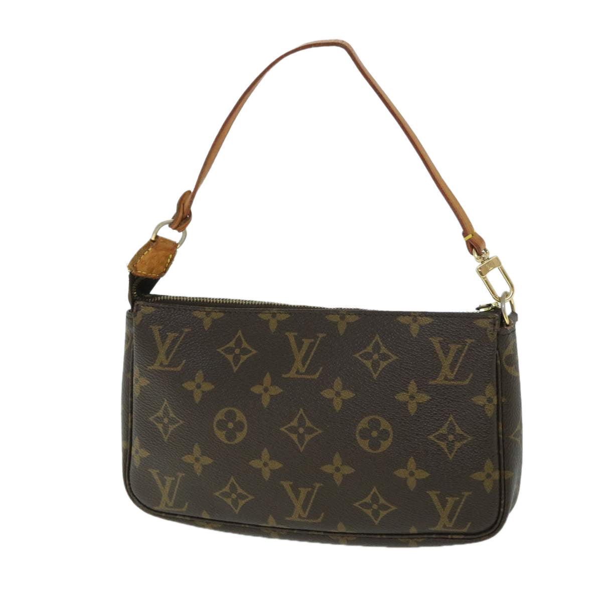 LOUIS VUITTON Monogram Pochette Accessoires Pouch M51980 LV Auth tb888