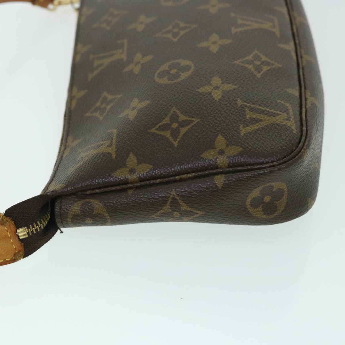 LOUIS VUITTON Monogram Pochette Accessoires Pouch M51980 LV Auth tb888