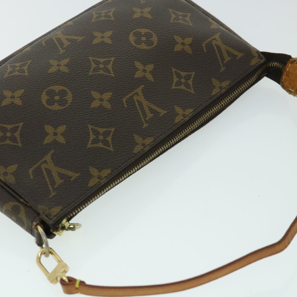 LOUIS VUITTON Monogram Pochette Accessoires Pouch M51980 LV Auth tb888