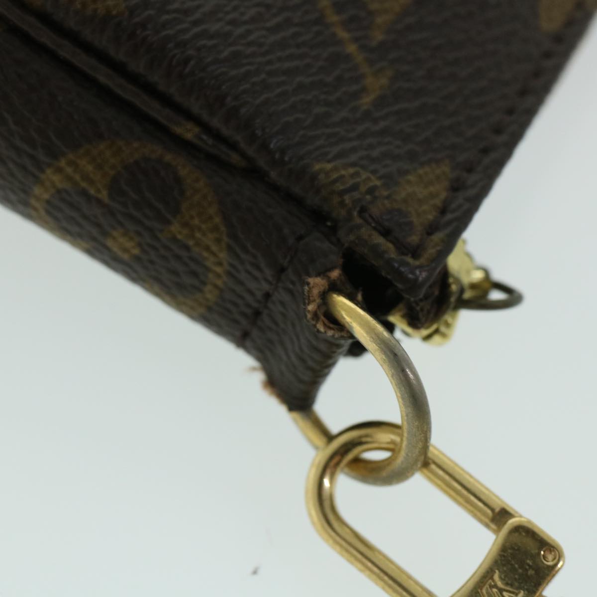 LOUIS VUITTON Monogram Pochette Accessoires Pouch M51980 LV Auth tb888