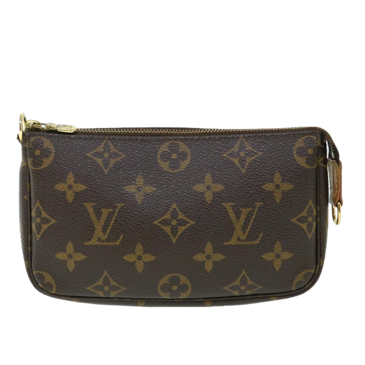 LOUIS VUITTON Monogram Mini Pochette Accessoires Pouch M95804 LV Auth tb898