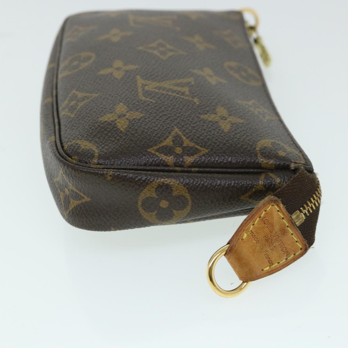 LOUIS VUITTON Monogram Mini Pochette Accessoires Pouch M95804 LV Auth tb898