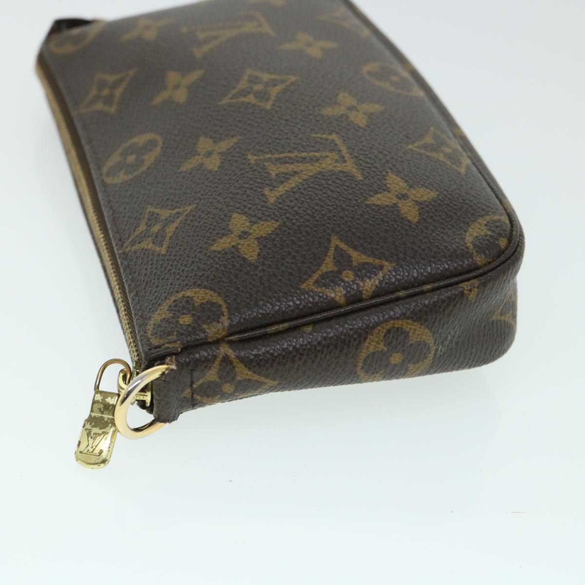 LOUIS VUITTON Monogram Mini Pochette Accessoires Pouch M95804 LV Auth tb898