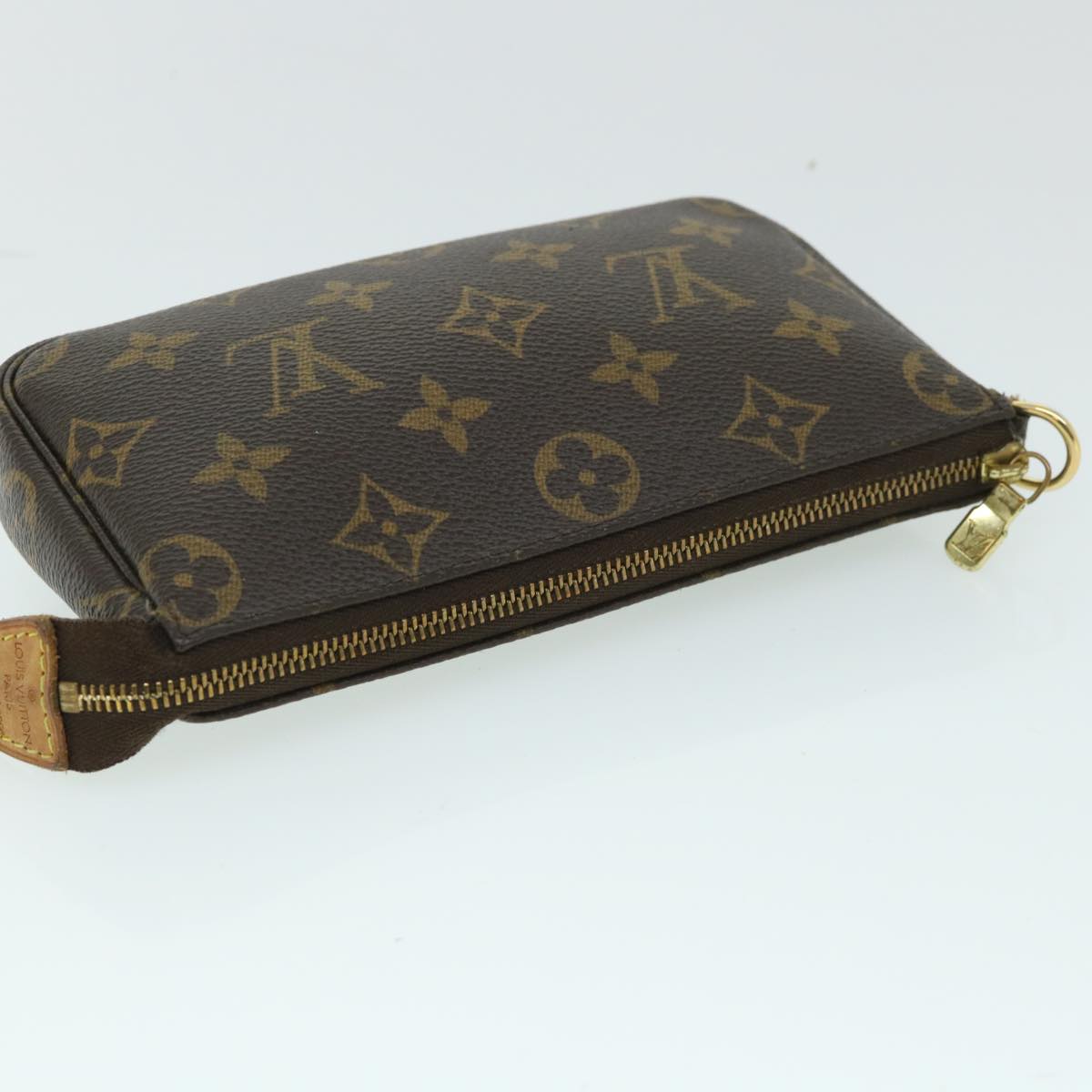 LOUIS VUITTON Monogram Mini Pochette Accessoires Pouch M95804 LV Auth tb898