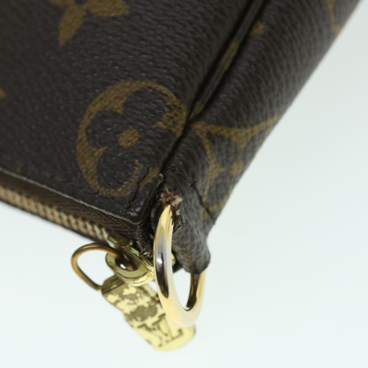 LOUIS VUITTON Monogram Mini Pochette Accessoires Pouch M95804 LV Auth tb898