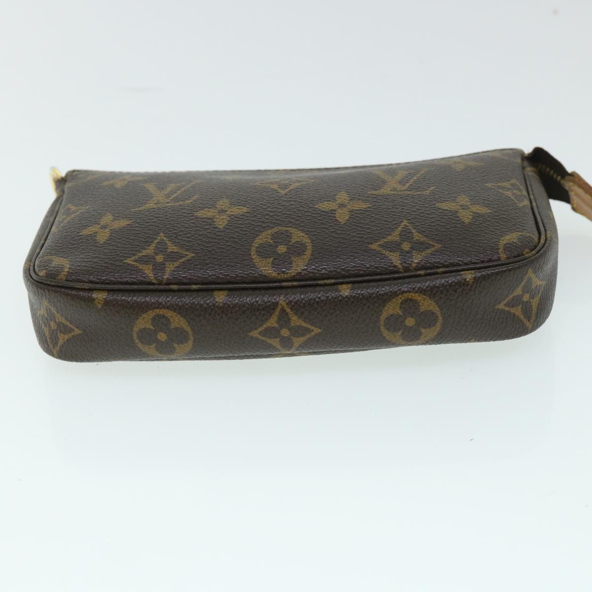 LOUIS VUITTON Monogram Mini Pochette Accessoires Pouch M95804 LV Auth tb898