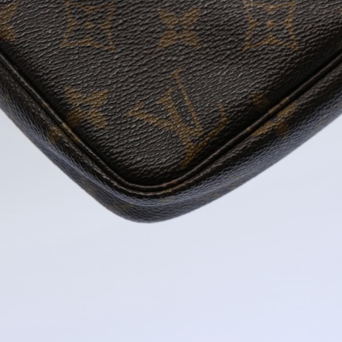 LOUIS VUITTON Monogram Pochette Accessoires Pouch M51980 LV Auth tb934