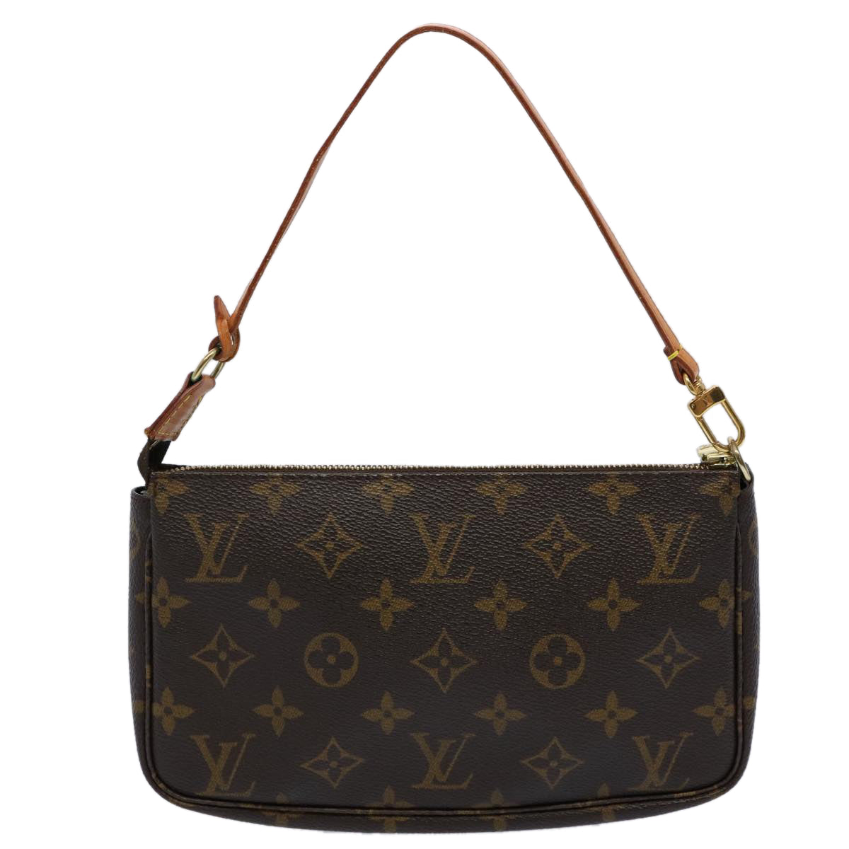 LOUIS VUITTON Monogram Pochette Accessoires Pouch M51980 LV Auth tb934