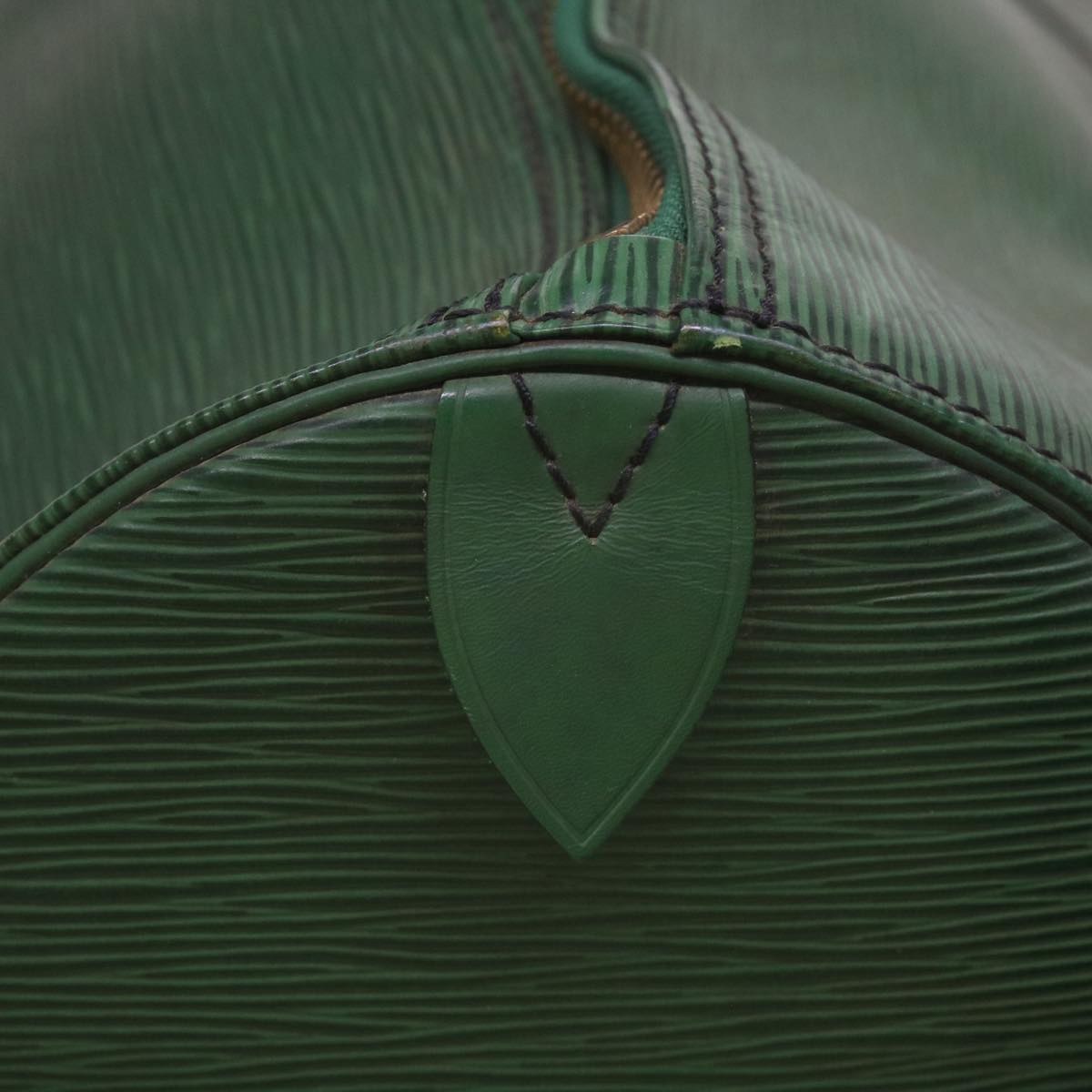 LOUIS VUITTON Epi Keepall 60 Boston Bag Green M42944 LV Auth tb996