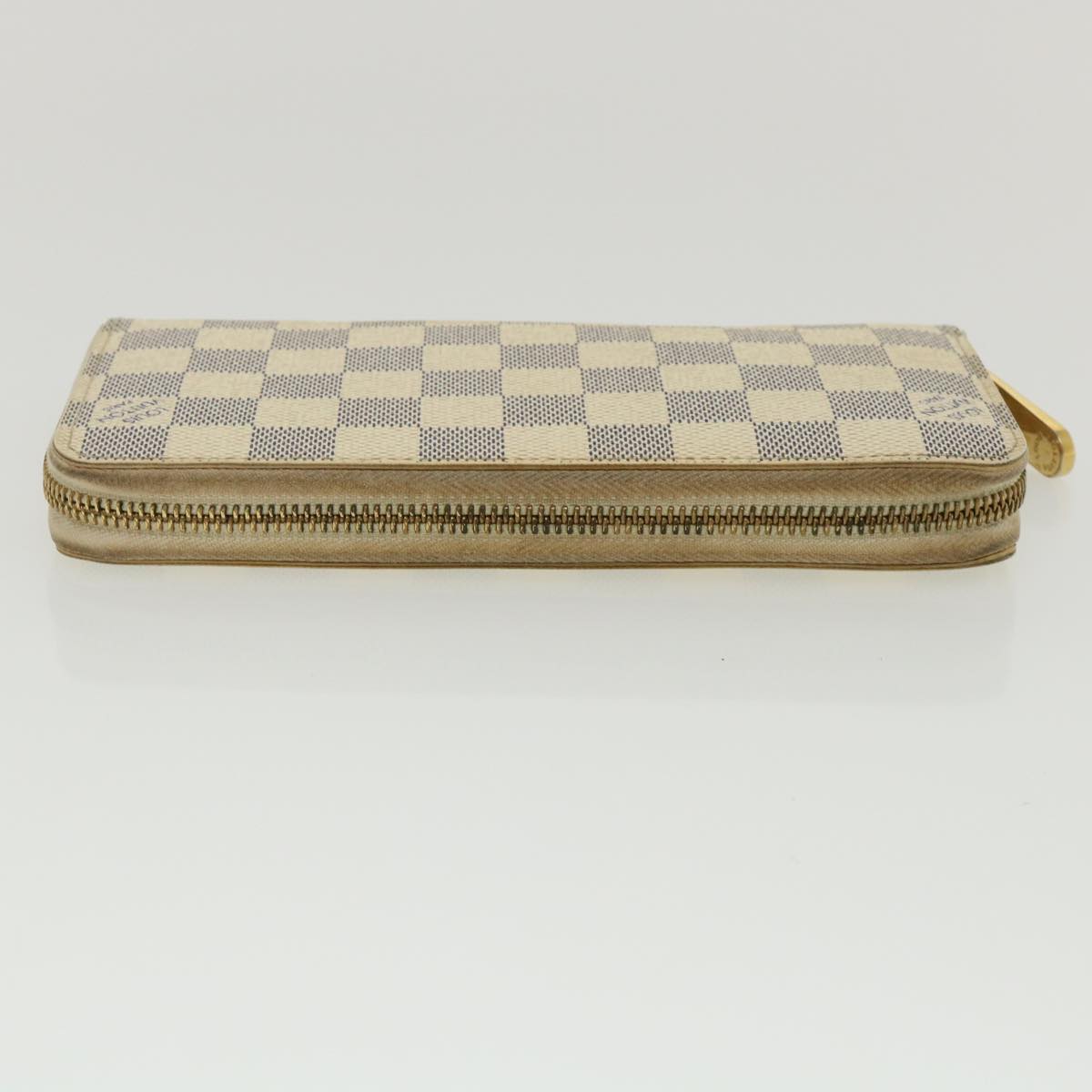 LOUIS VUITTON Damier Azur Zippy Wallet Long Wallet N60019 LV Auth th3255