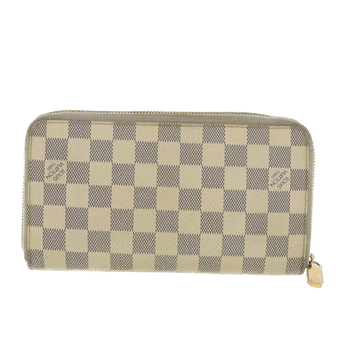 LOUIS VUITTON Damier Azur Zippy Organizer Long Wallet N60012 LV Auth th3484