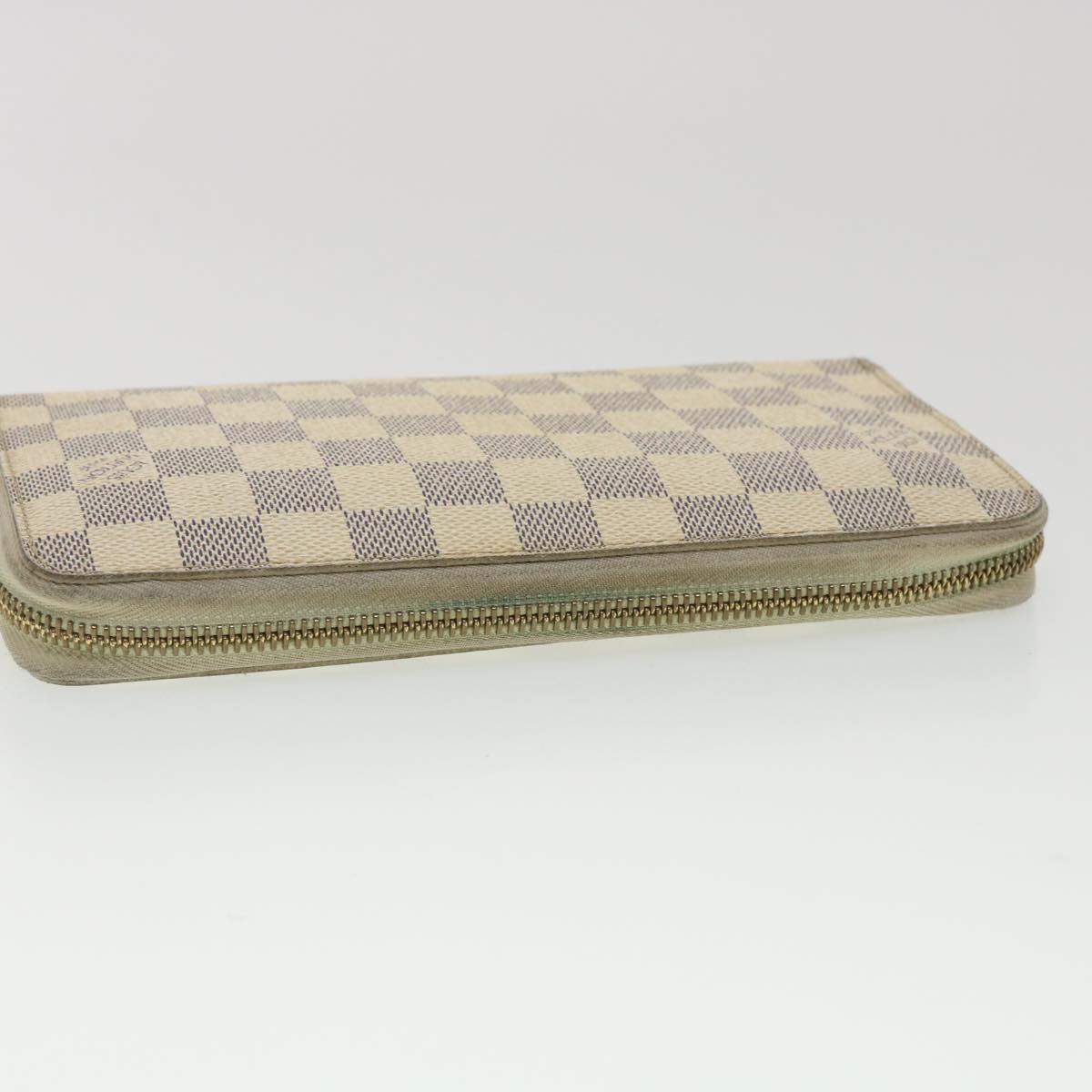 LOUIS VUITTON Damier Azur Zippy Organizer Long Wallet N60012 LV Auth th3484