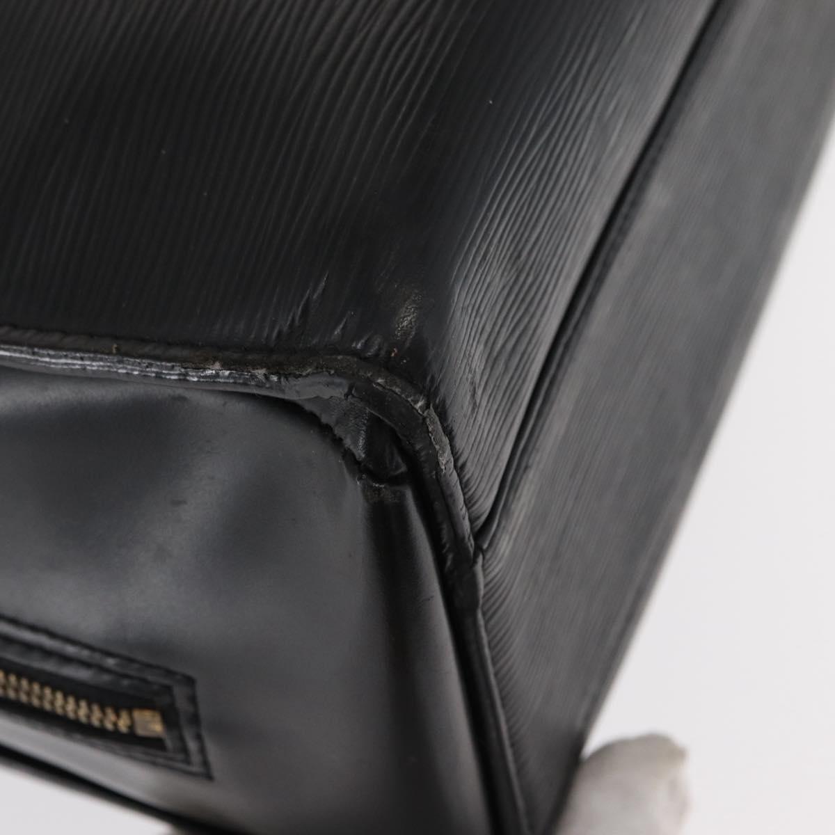 LOUIS VUITTON Epi Sorbonne Business Bag Black M54512 LV Auth th3744
