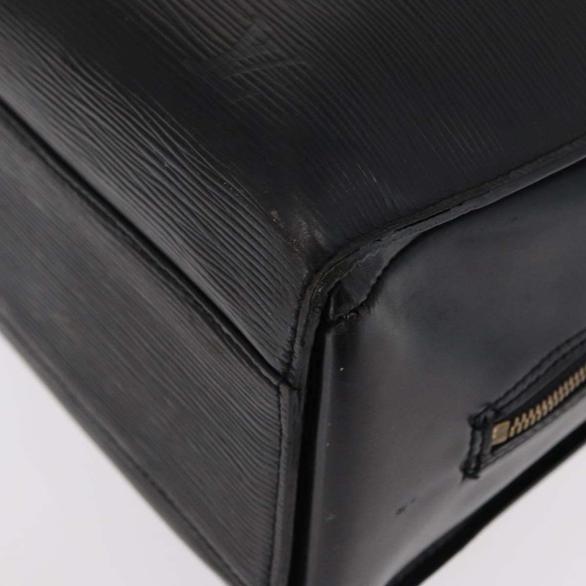 LOUIS VUITTON Epi Sorbonne Business Bag Black M54512 LV Auth th3744