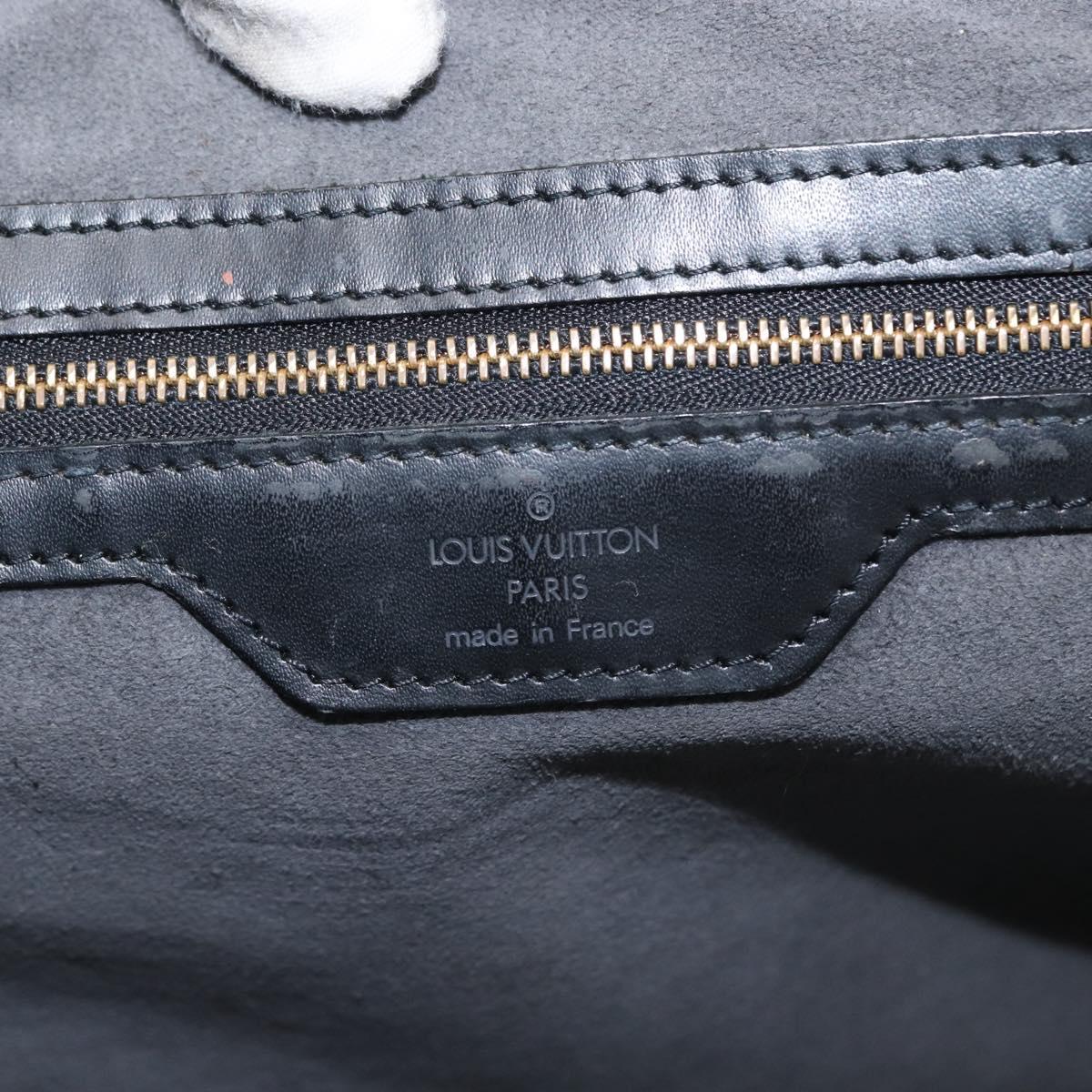LOUIS VUITTON Epi Sorbonne Business Bag Black M54512 LV Auth th3744