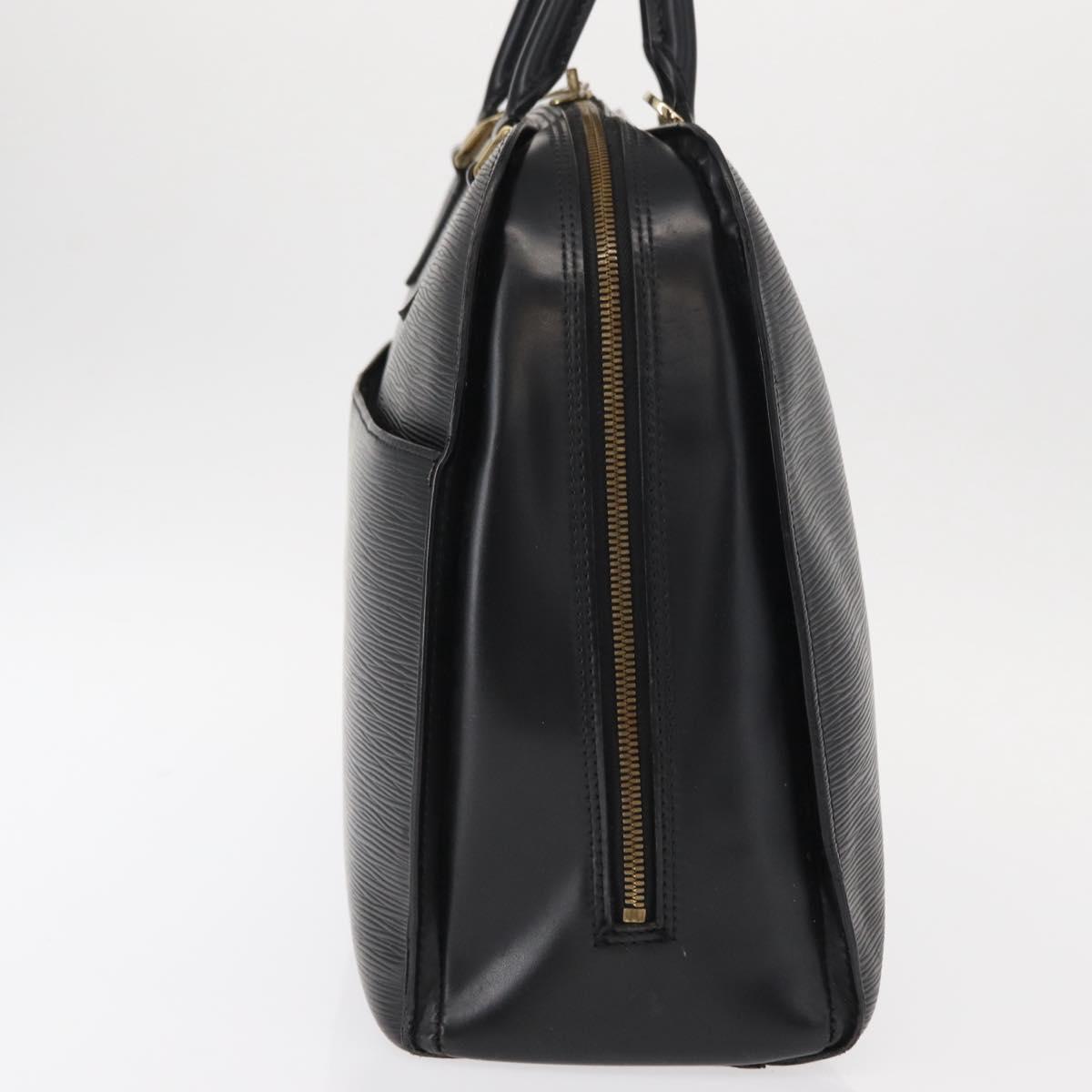 LOUIS VUITTON Epi Sorbonne Business Bag Black M54512 LV Auth th3744