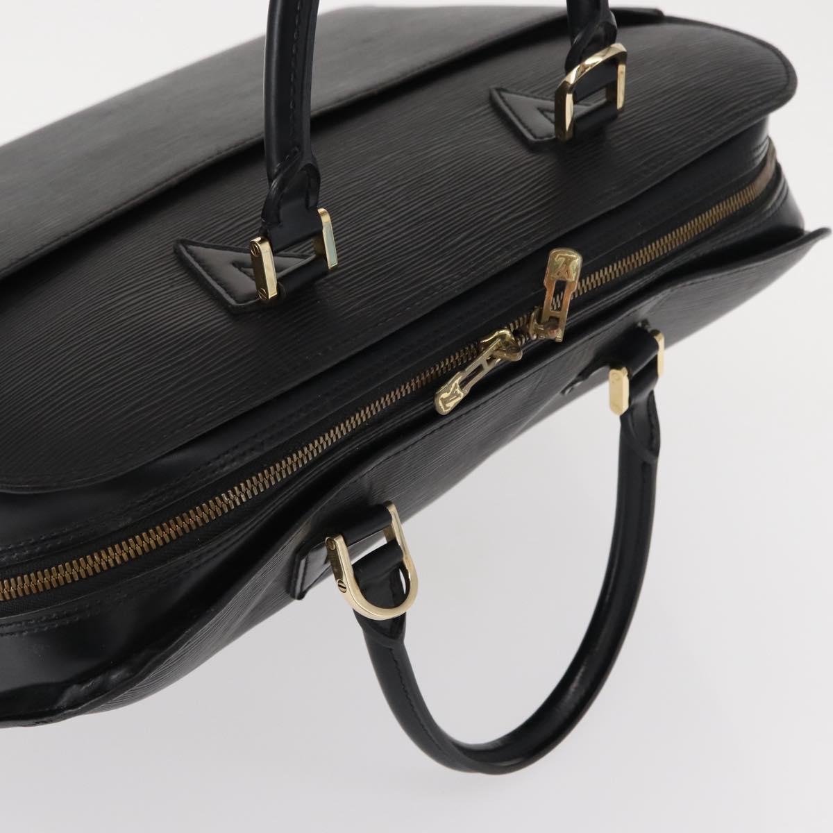 LOUIS VUITTON Epi Sorbonne Business Bag Black M54512 LV Auth th3744
