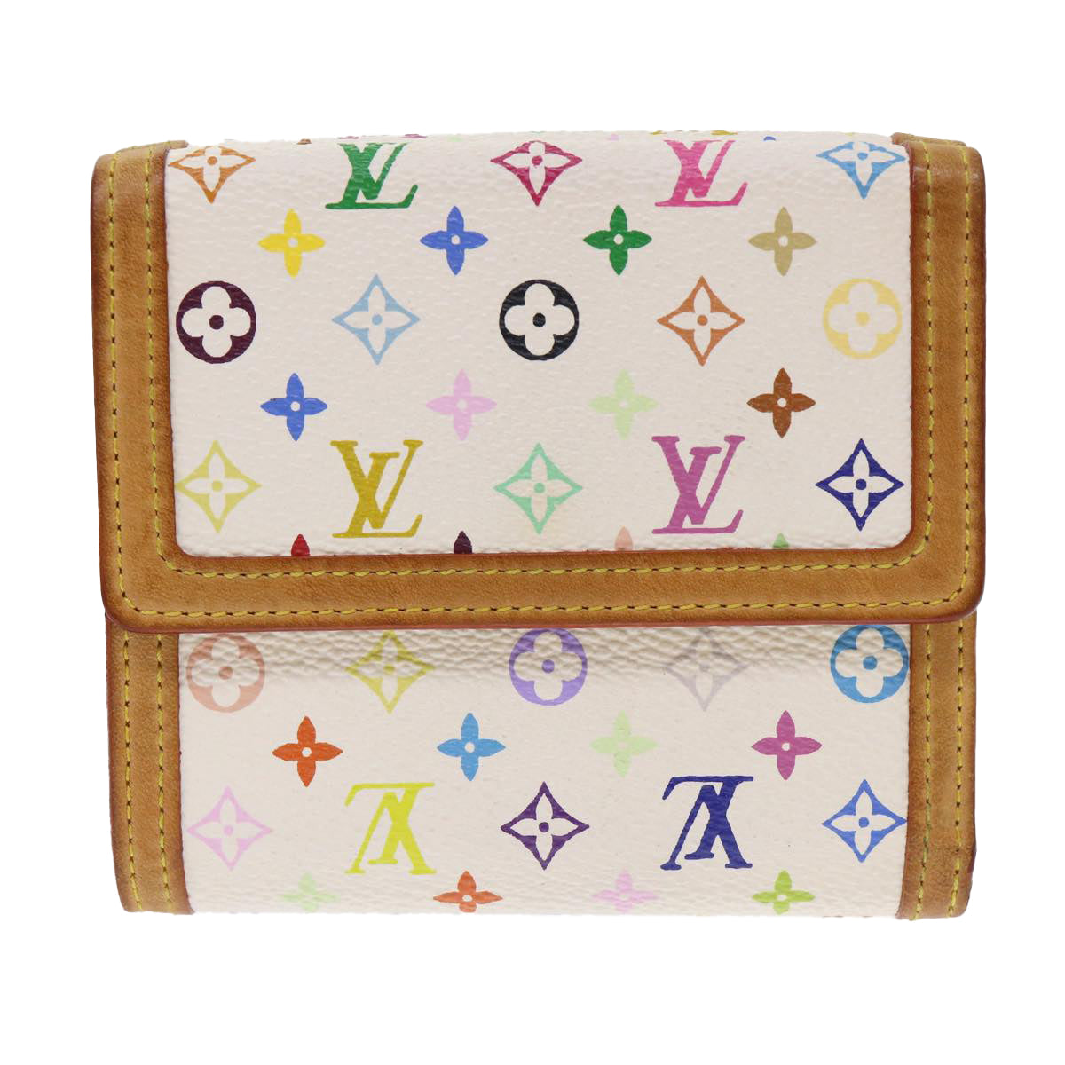 LOUIS VUITTON Multicolor Porte Monnaie Billets Cartes Credit M92983 Auth th3763