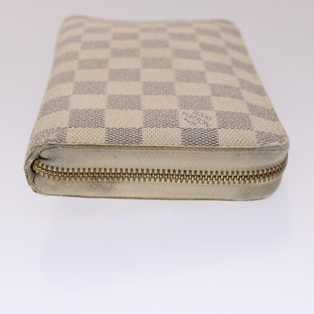 LOUIS VUITTON Damier Azur Zippy Organizer Long Wallet N60012 LV Auth th3845