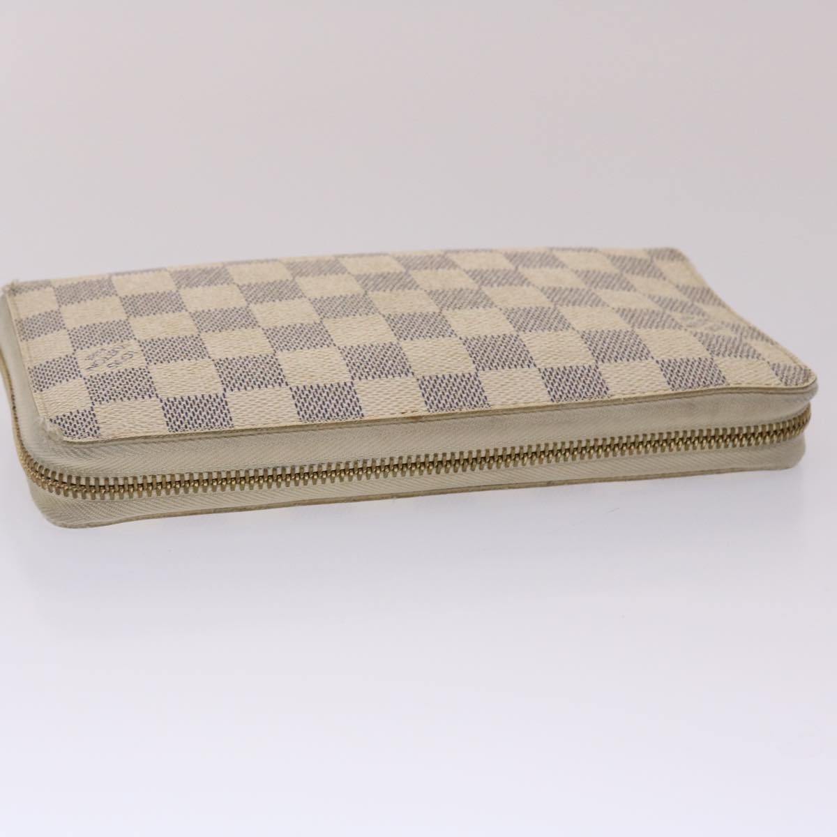 LOUIS VUITTON Damier Azur Zippy Organizer Long Wallet N60012 LV Auth th3845