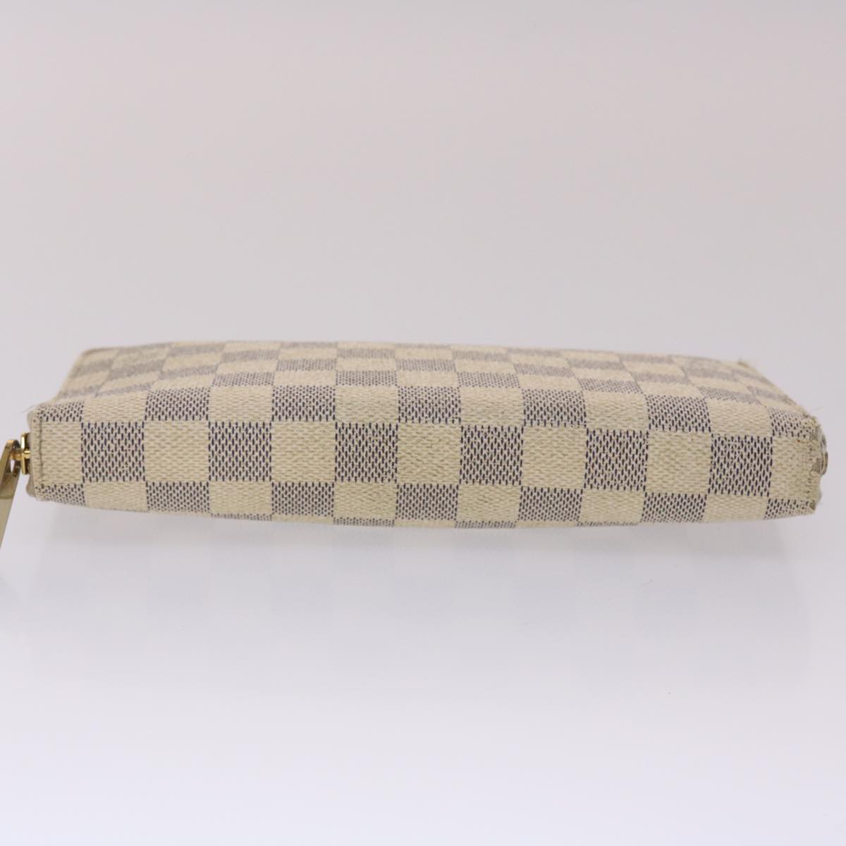 LOUIS VUITTON Damier Azur Zippy Organizer Long Wallet N60012 LV Auth th3845