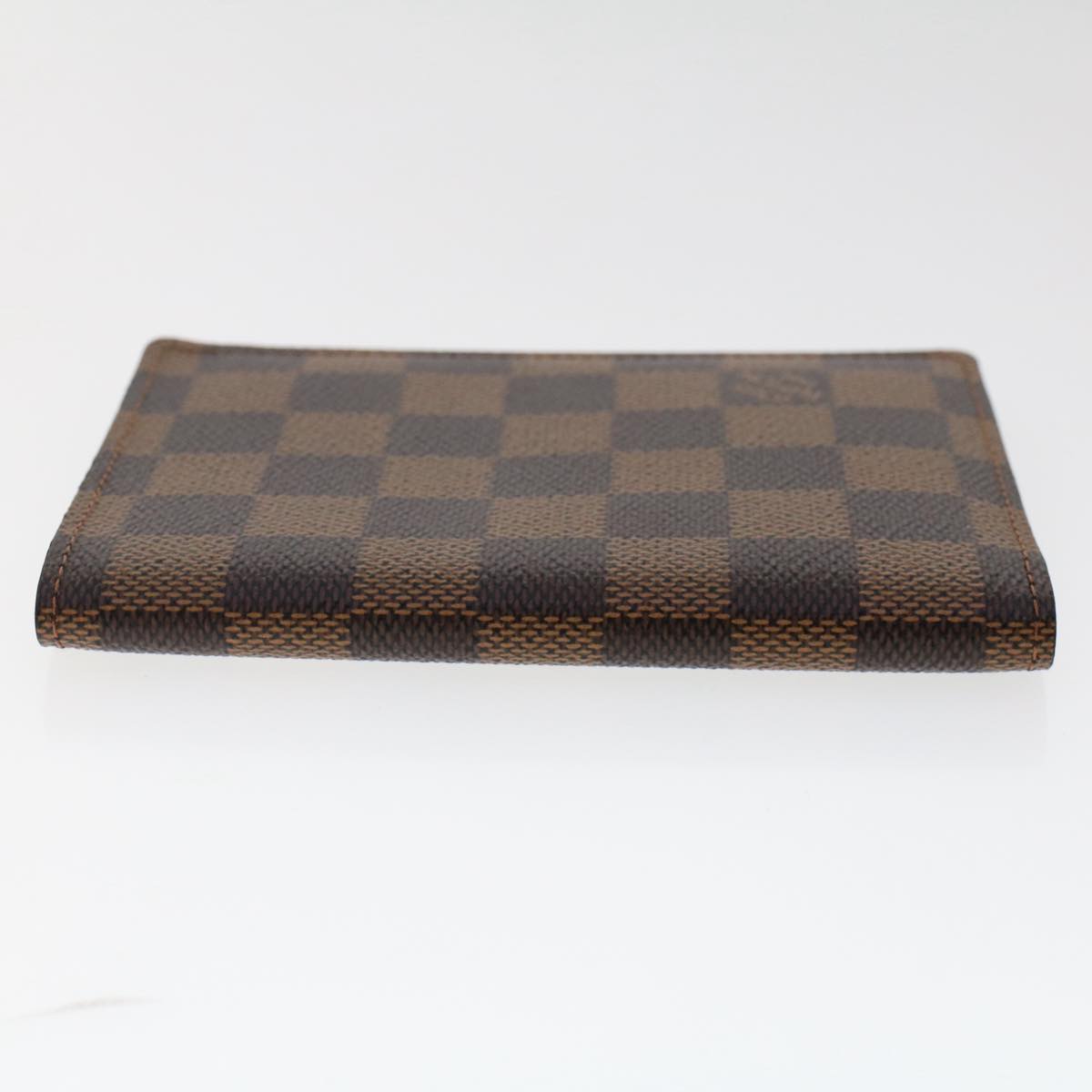 LOUIS VUITTON Damier Ebene Couvel Tulle Passopole Case N60188 LV Auth th3886