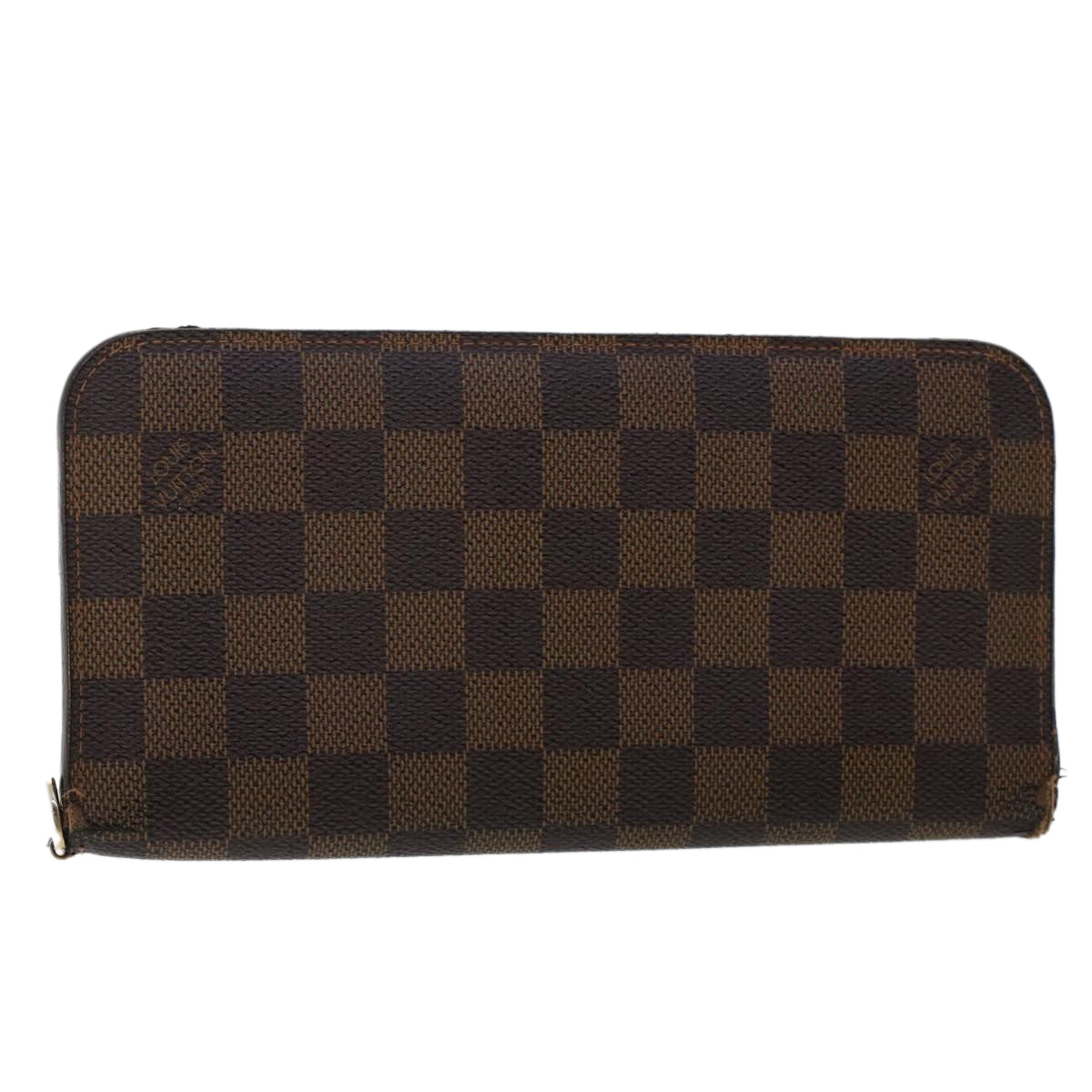 LOUIS VUITTON Damier Ebene Portefeuille Insolite Long Wallet N63071 Auth th3887