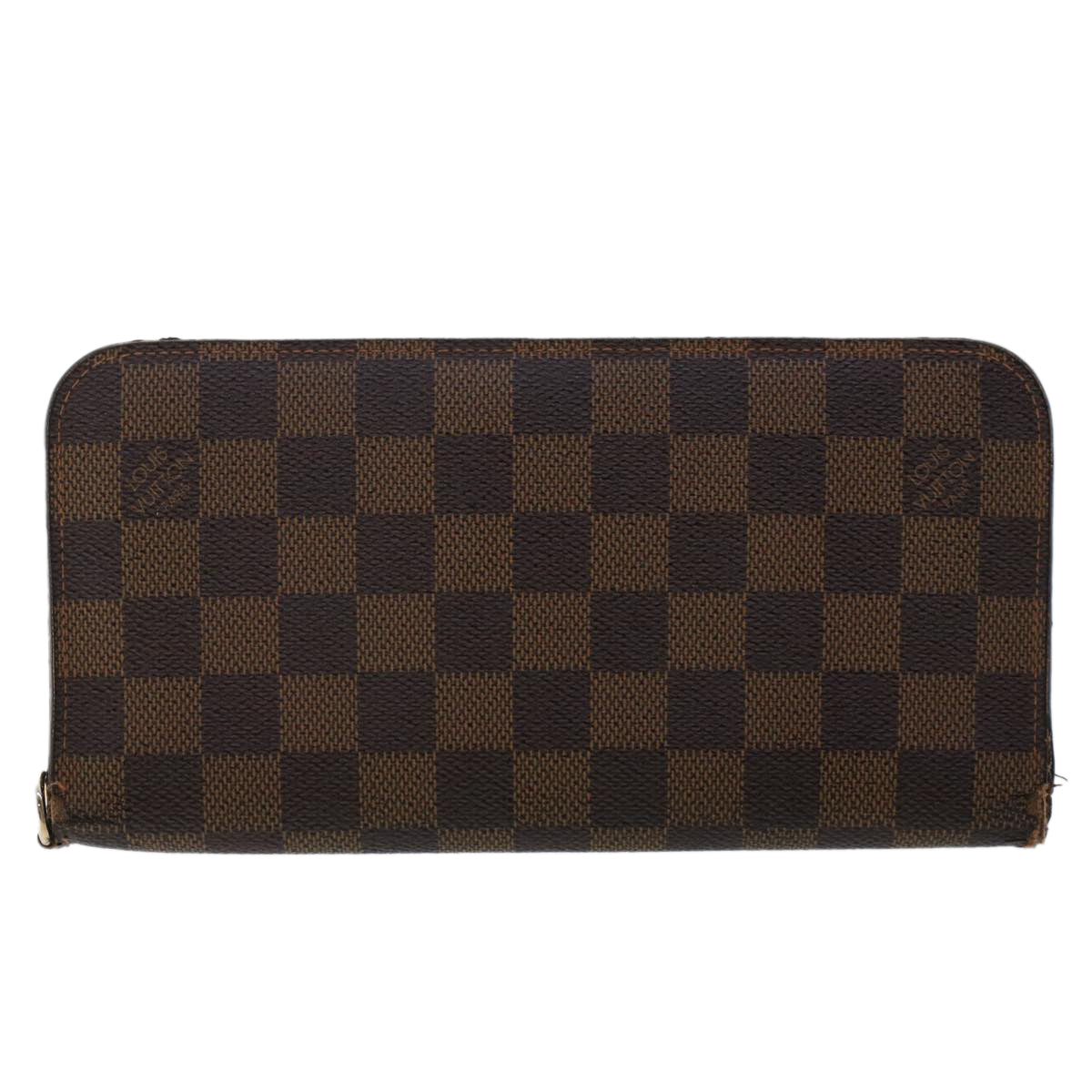 LOUIS VUITTON Damier Ebene Portefeuille Insolite Long Wallet N63071 Auth th3887