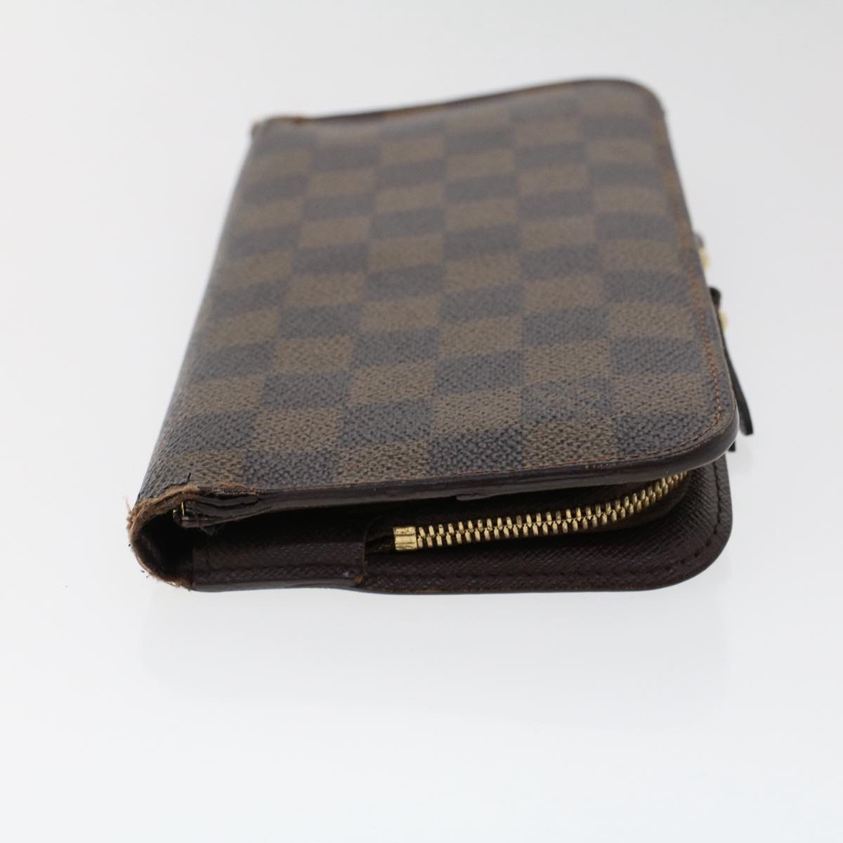 LOUIS VUITTON Damier Ebene Portefeuille Insolite Long Wallet N63071 Auth th3887