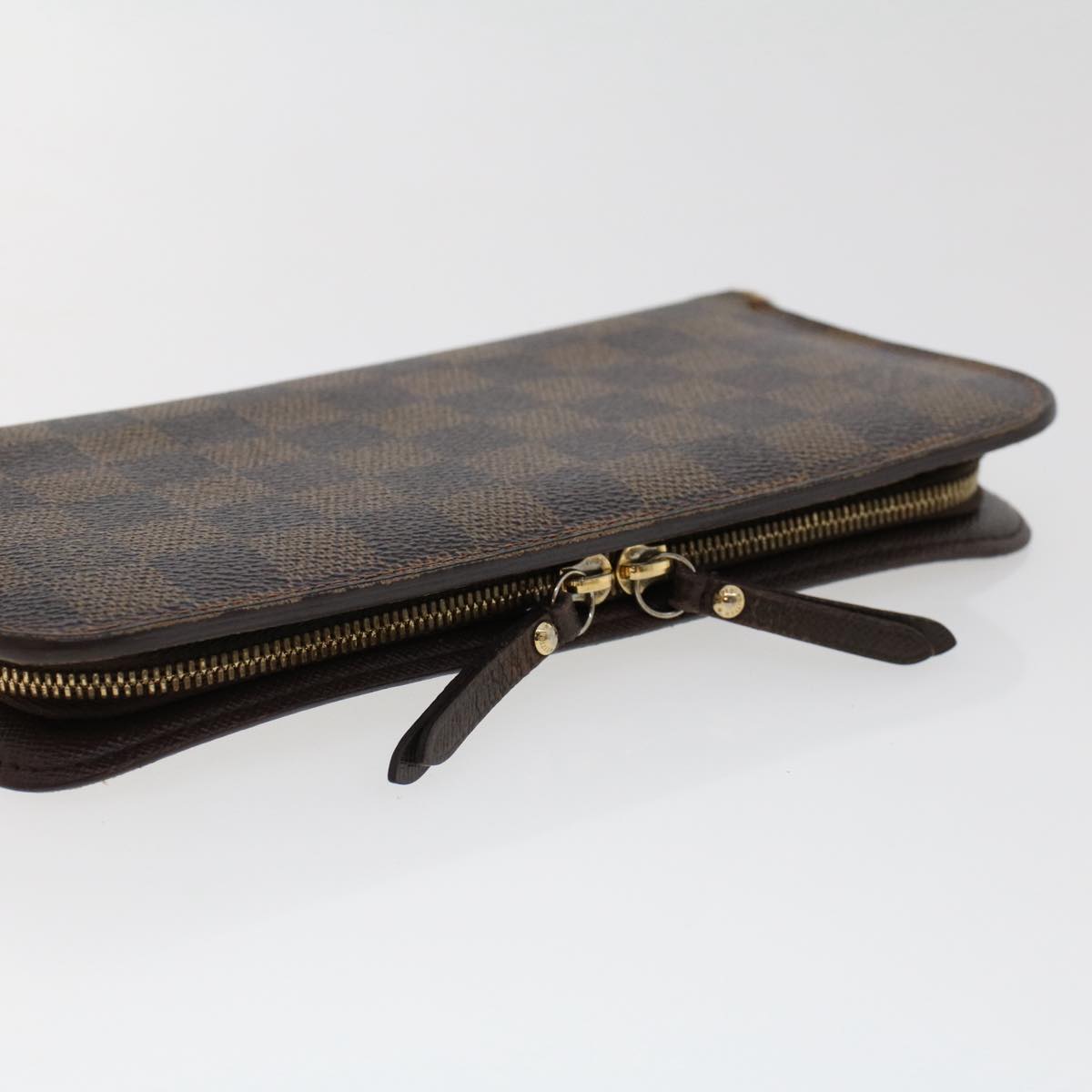 LOUIS VUITTON Damier Ebene Portefeuille Insolite Long Wallet N63071 Auth th3887