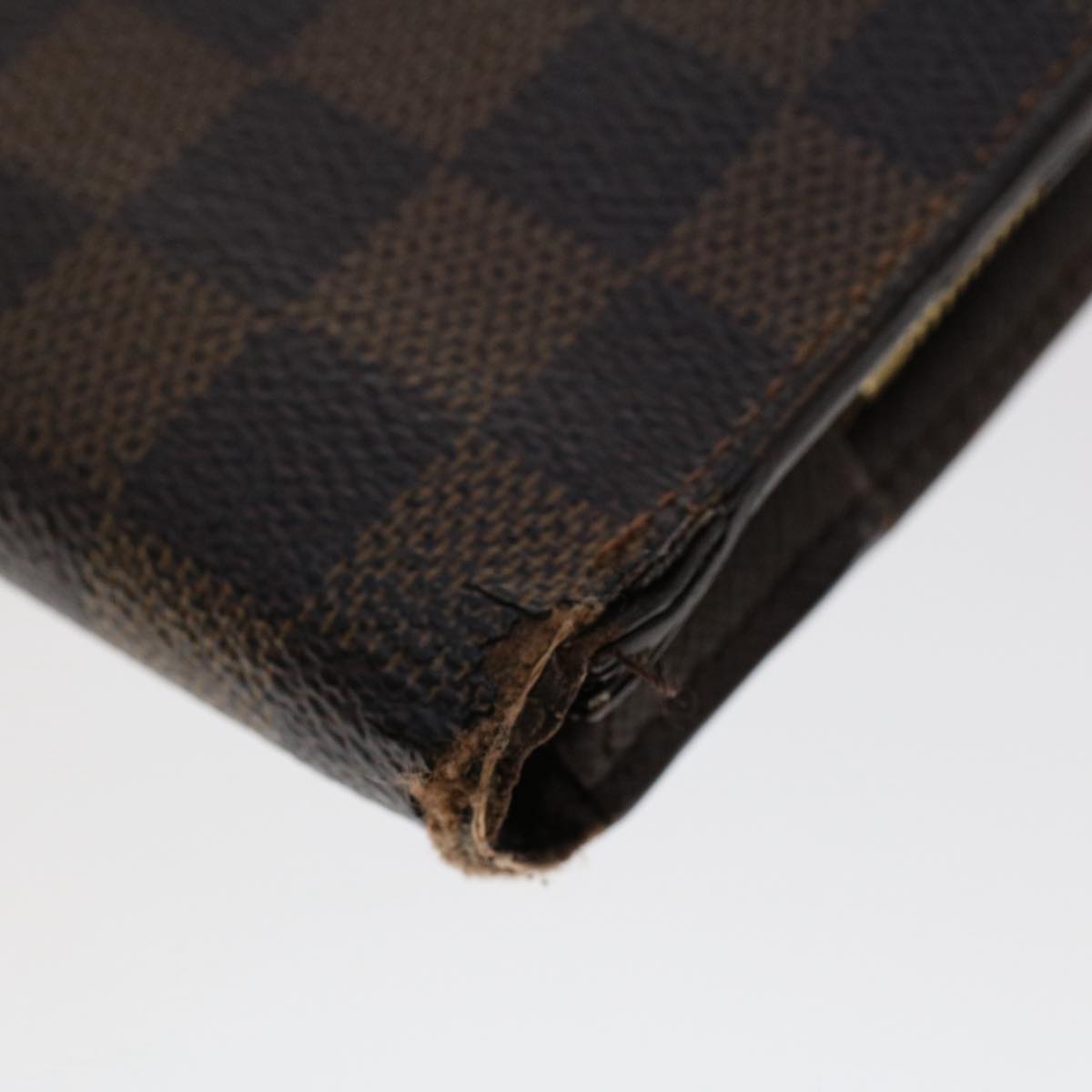 LOUIS VUITTON Damier Ebene Portefeuille Insolite Long Wallet N63071 Auth th3887