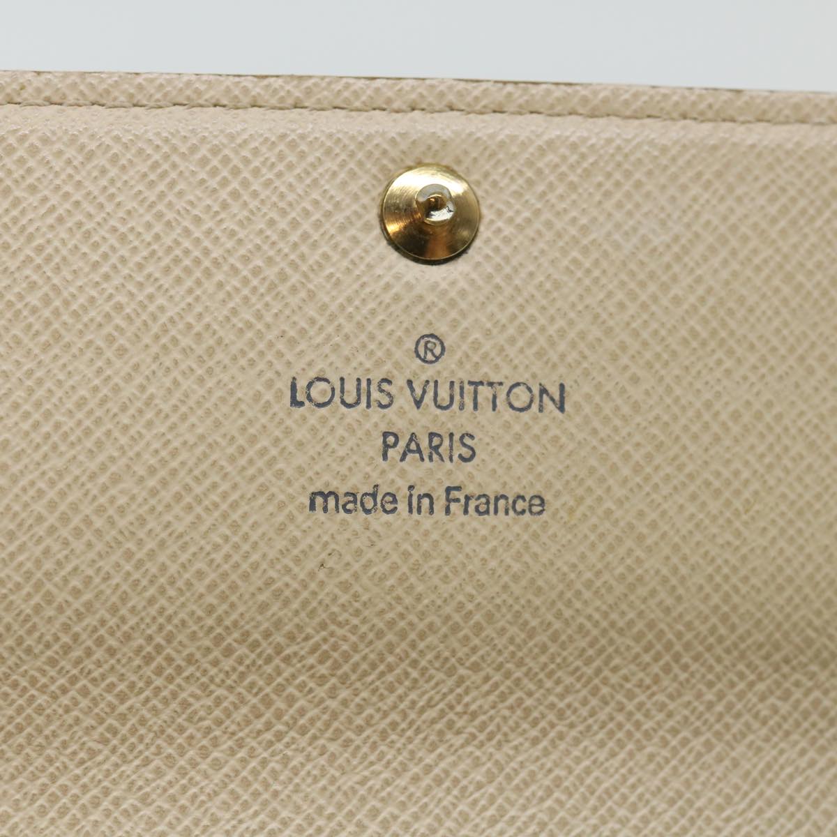 LOUIS VUITTON Damier Azur Portefeuille Sarah Long Wallet N63208 LV Auth th4009