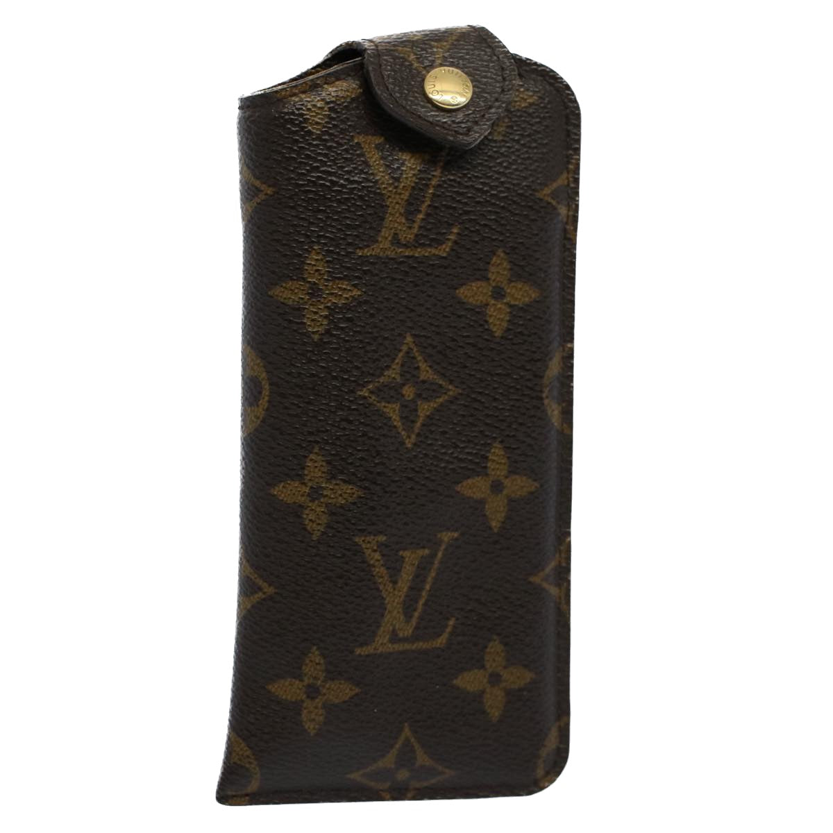 LOUIS VUITTON Monogram Etui Lunette PM Glasses Case M66545 LV Auth th4010