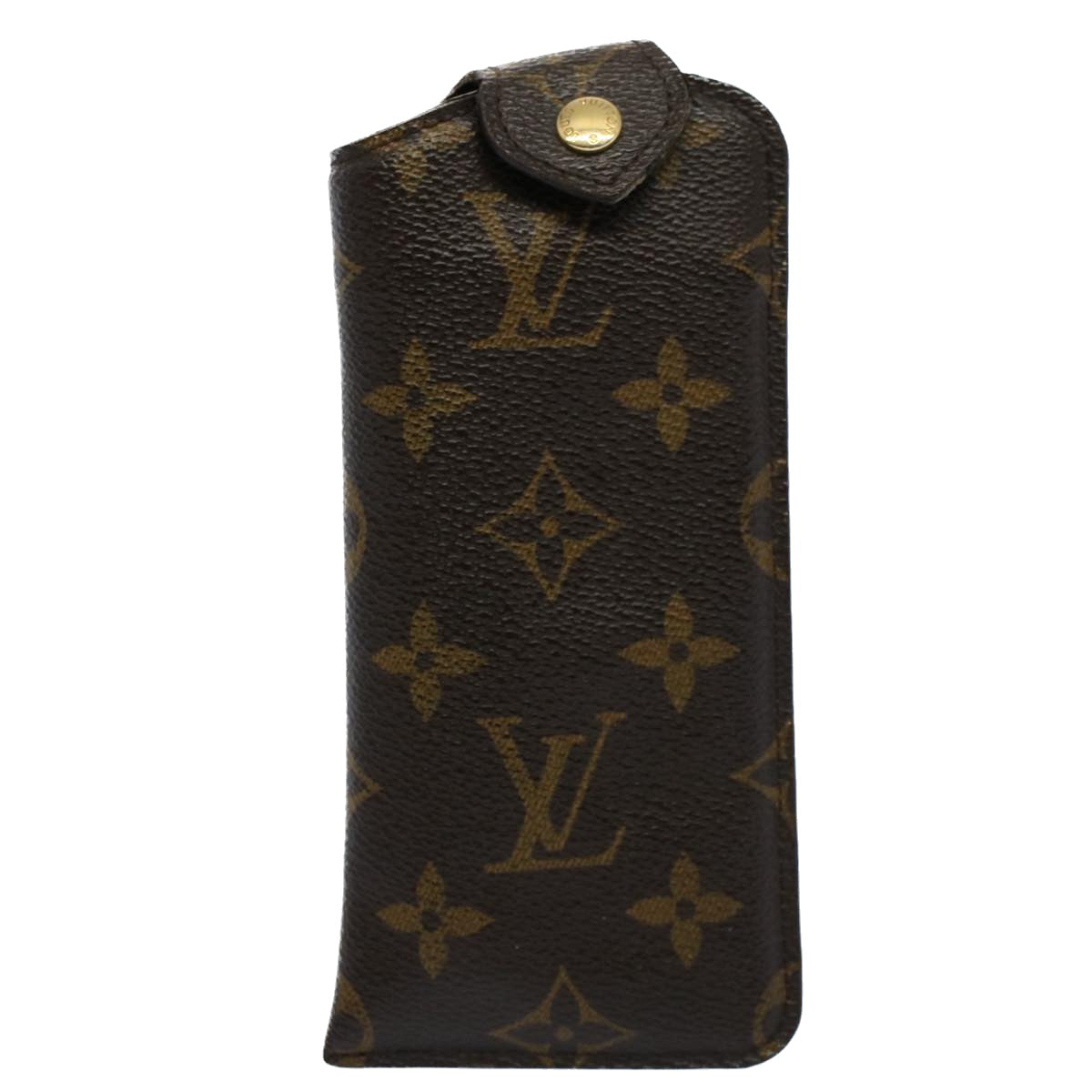 LOUIS VUITTON Monogram Etui Lunette PM Glasses Case M66545 LV Auth th4010