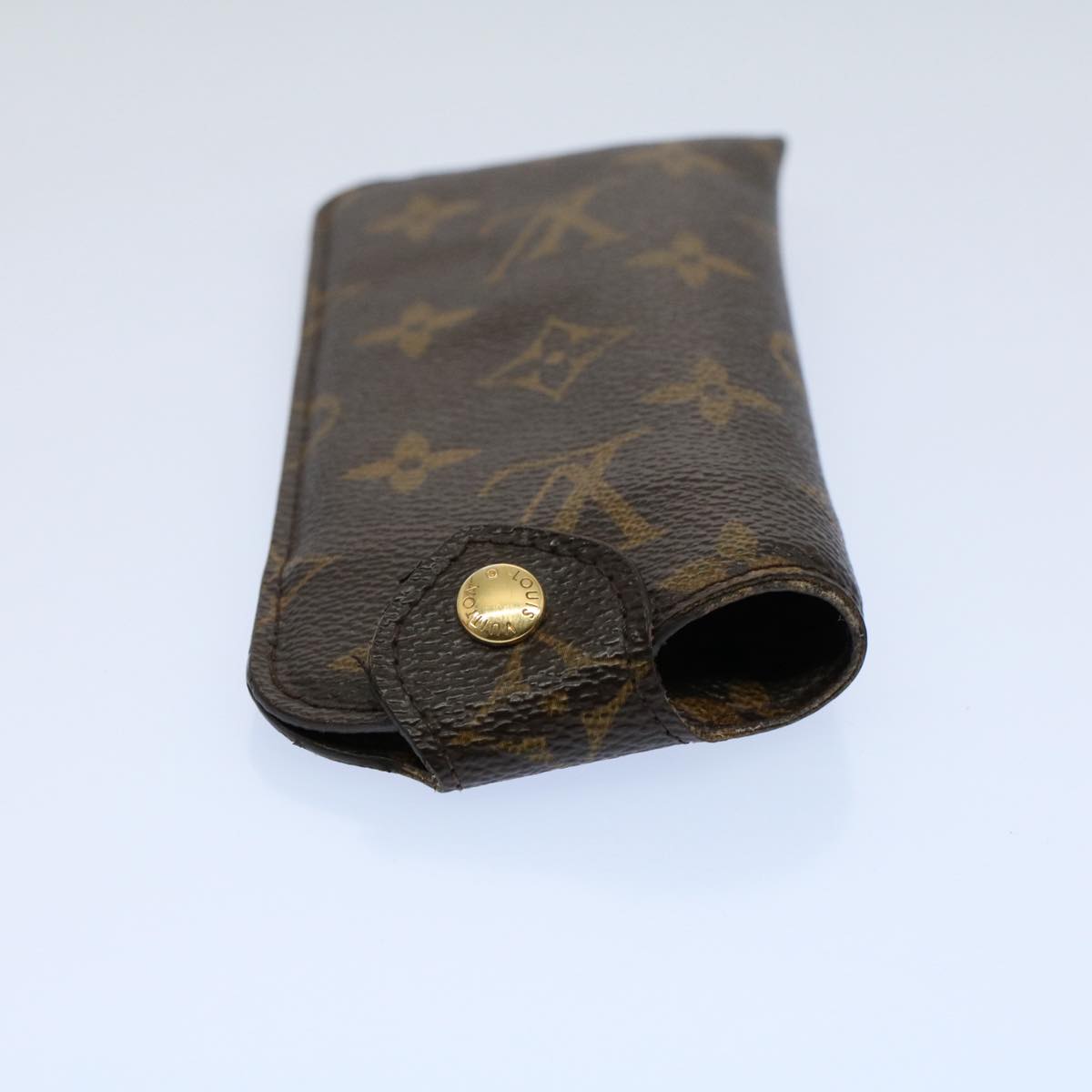 LOUIS VUITTON Monogram Etui Lunette PM Glasses Case M66545 LV Auth th4010