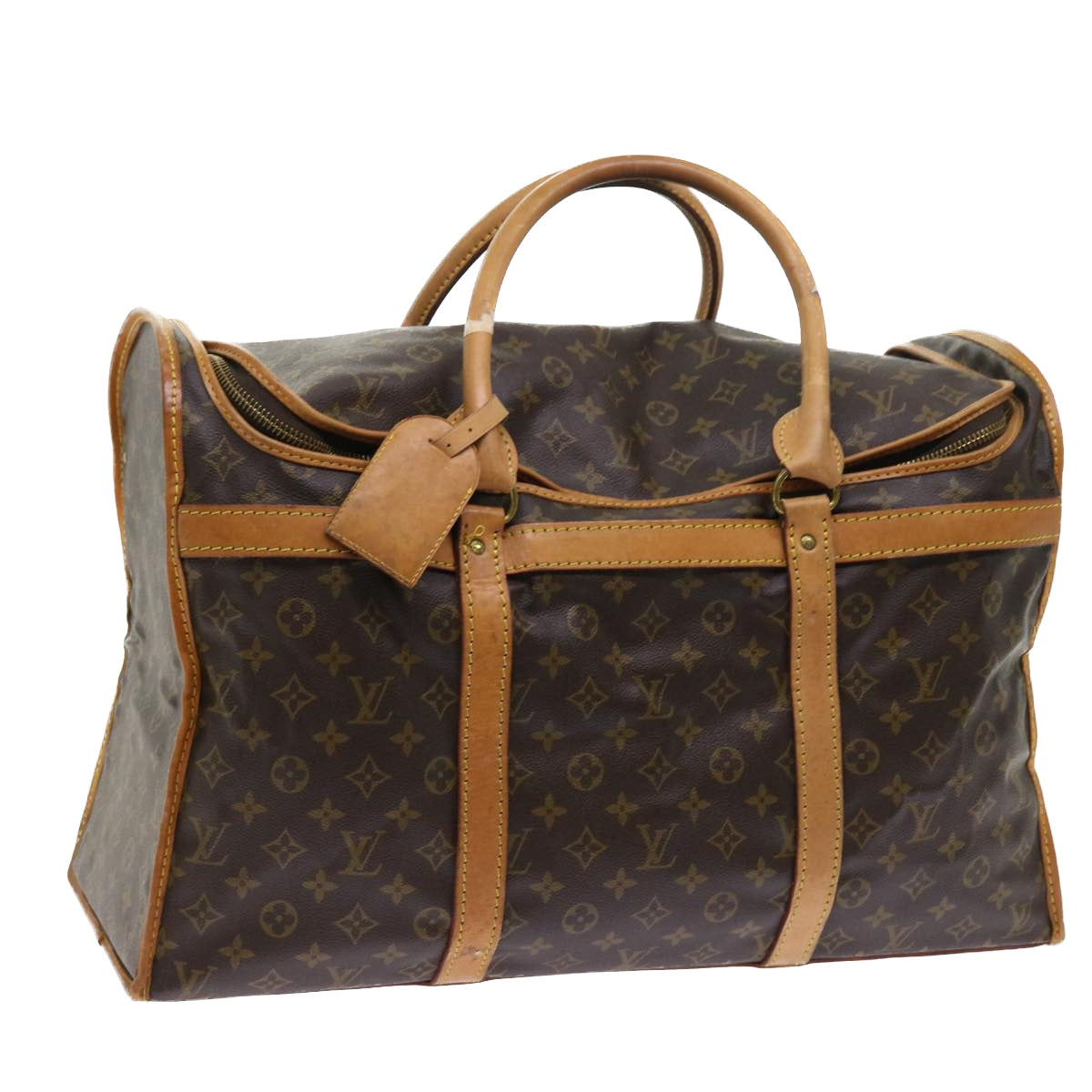 LOUIS VUITTON Monogram Sac Shan 55 Pet Carry M42020 LV Auth th4065