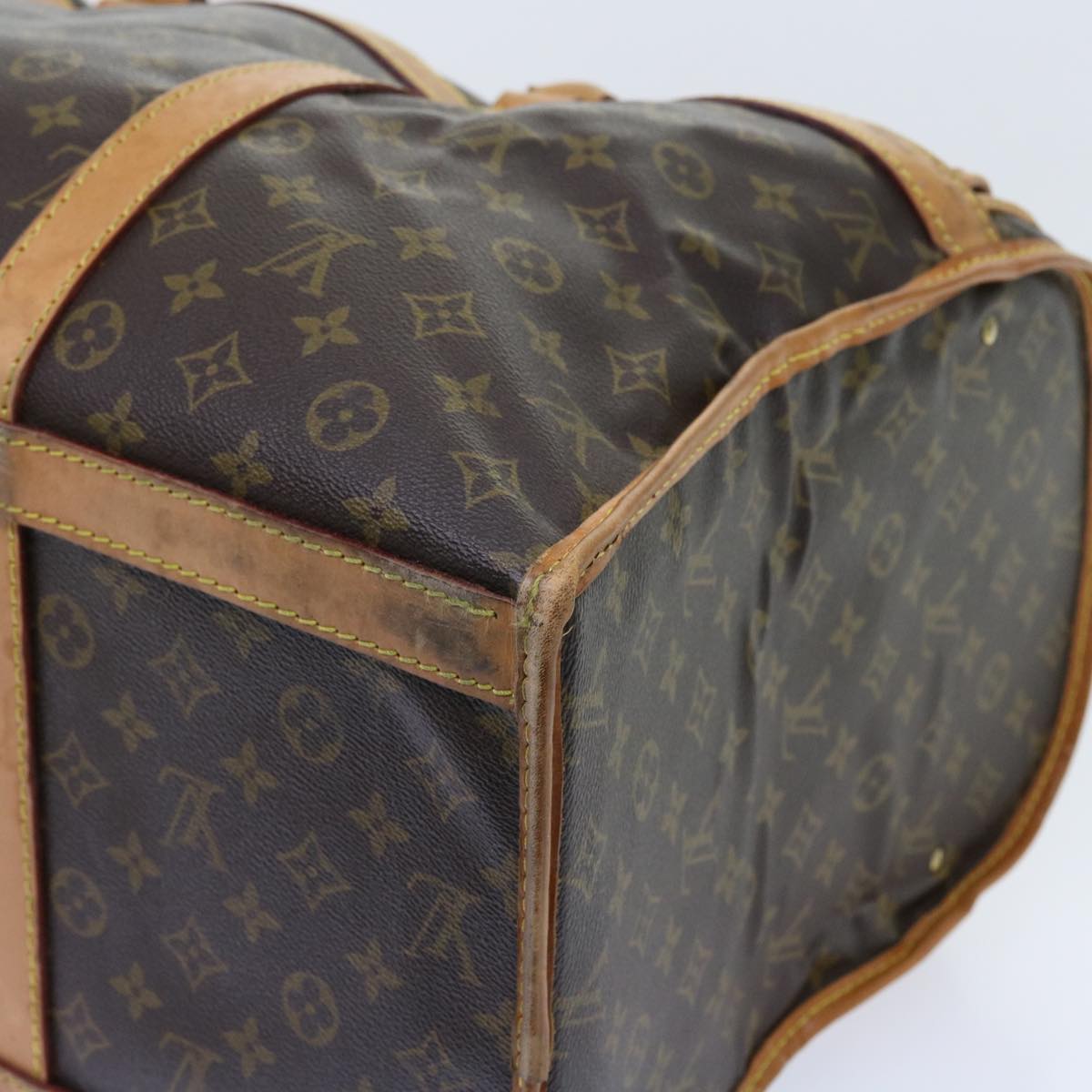 LOUIS VUITTON Monogram Sac Shan 55 Pet Carry M42020 LV Auth th4065